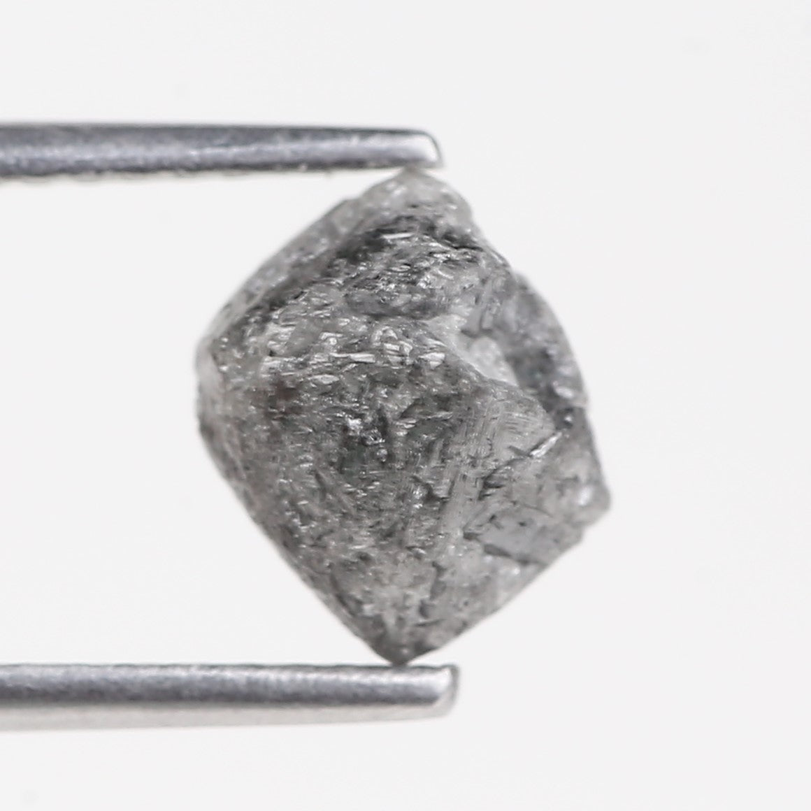 2.13 Carat Natural Rough Gray Diamond 6.7 MM
