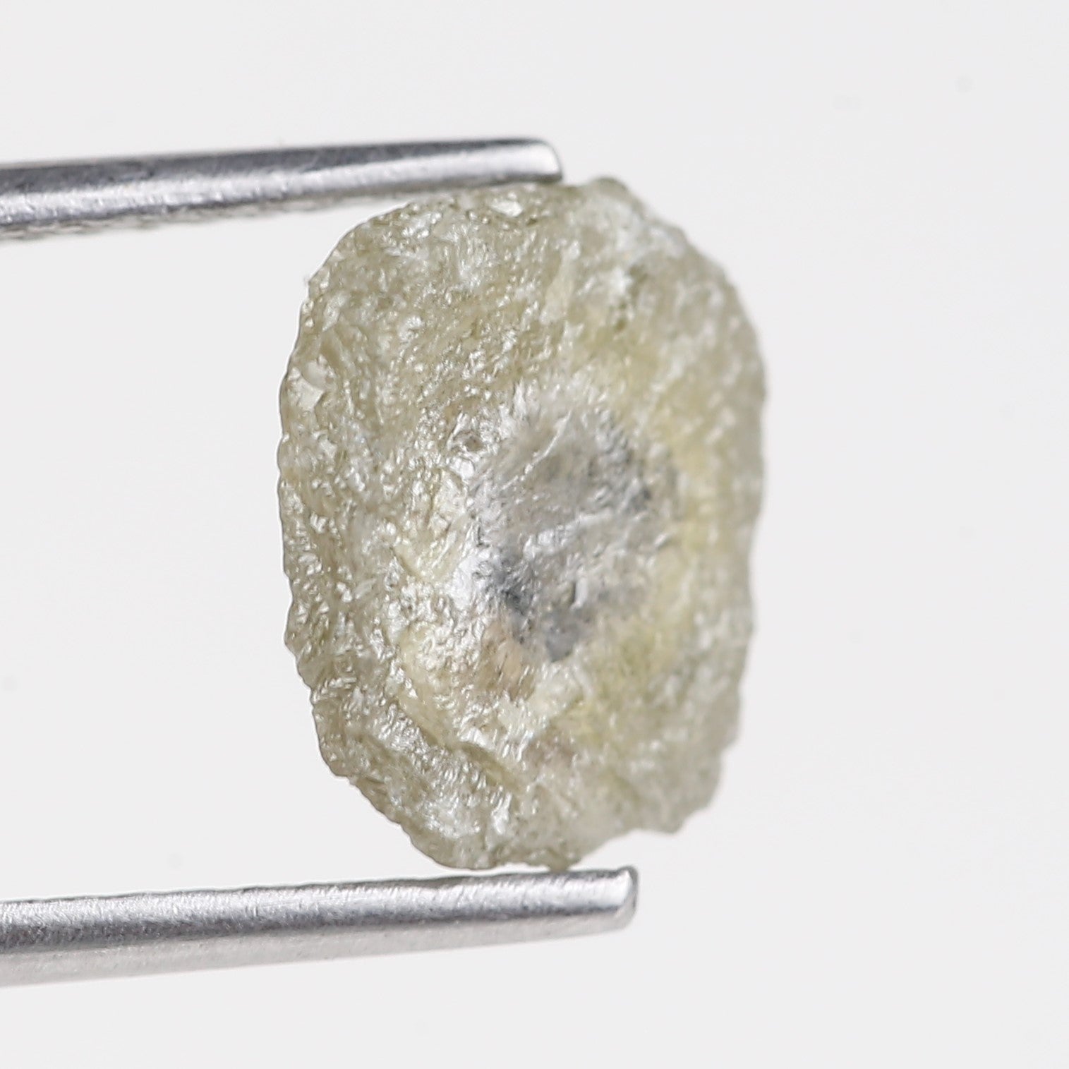 1.97 Carat Natural Rough Yellow Diamond 9.50 MM