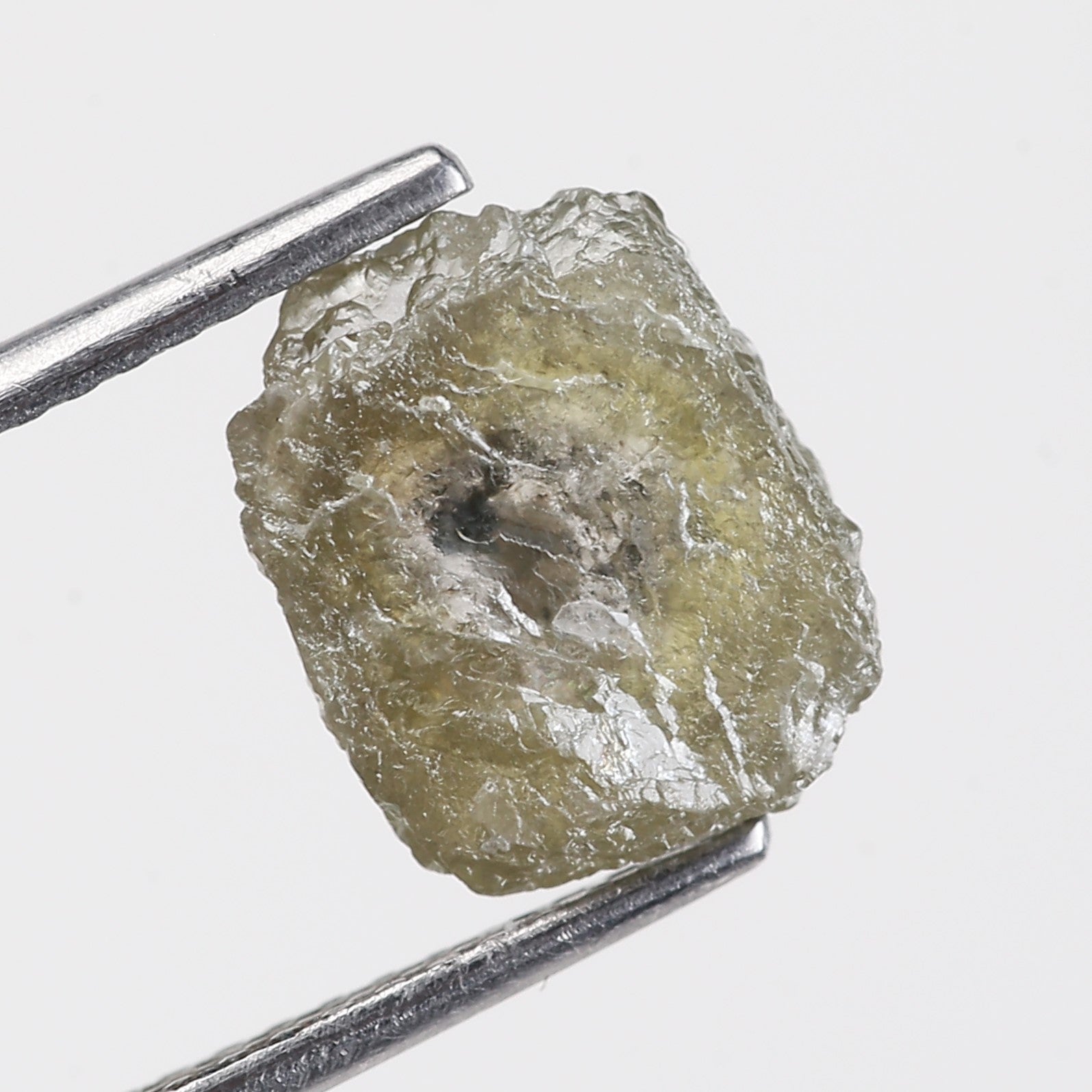 1.97 Carat Natural Rough Yellow Diamond 9.50 MM