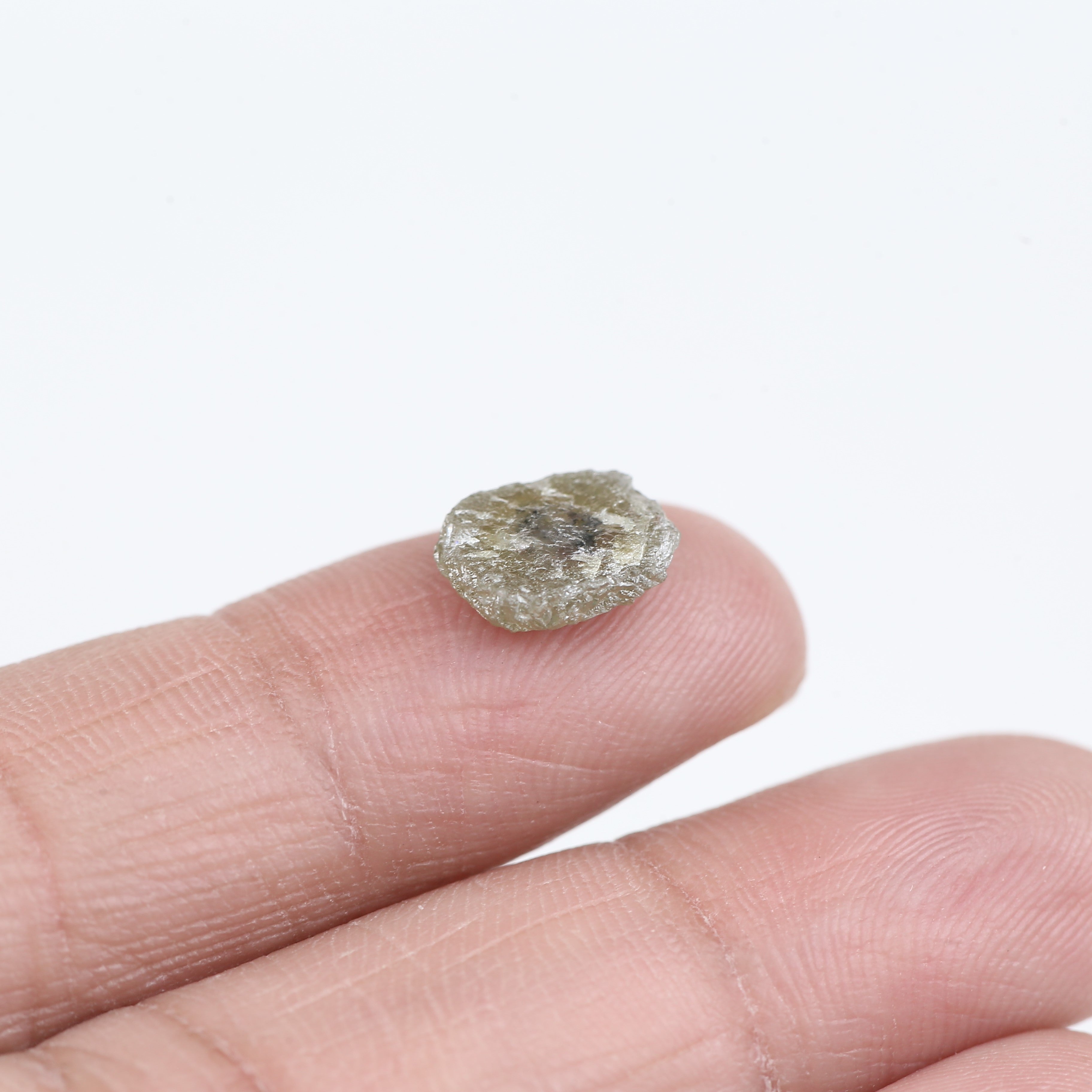 1.97 Carat Natural Rough Yellow Diamond 9.50 MM