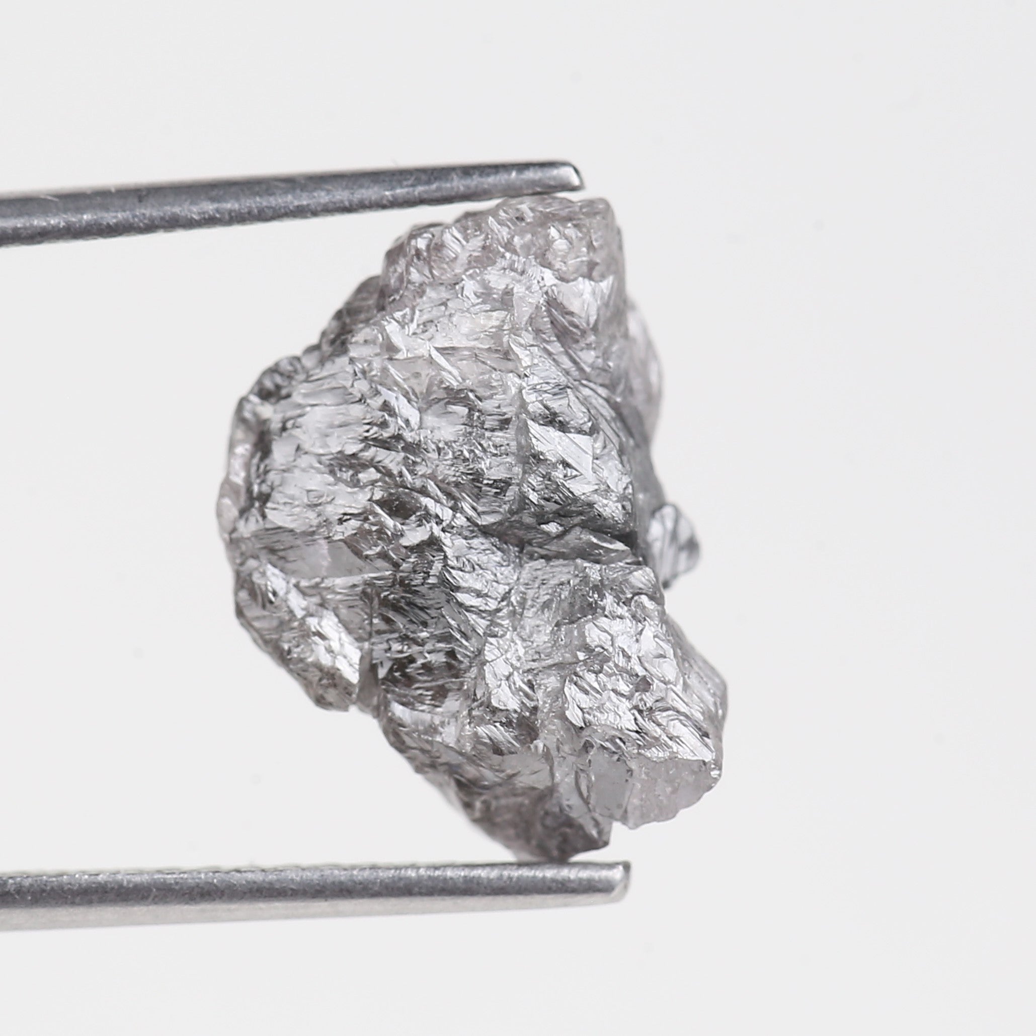 5.54 Carat Natural Light Purple Pink Rough Diamond 13.34 MM