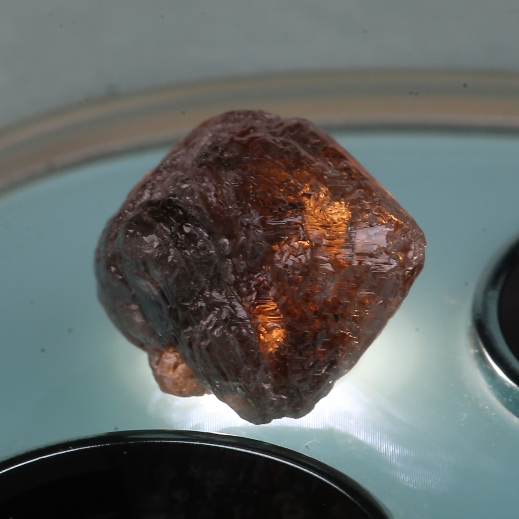 8.60 Carat Natural Octahedron Cognac Rough Diamond 12.55 MM