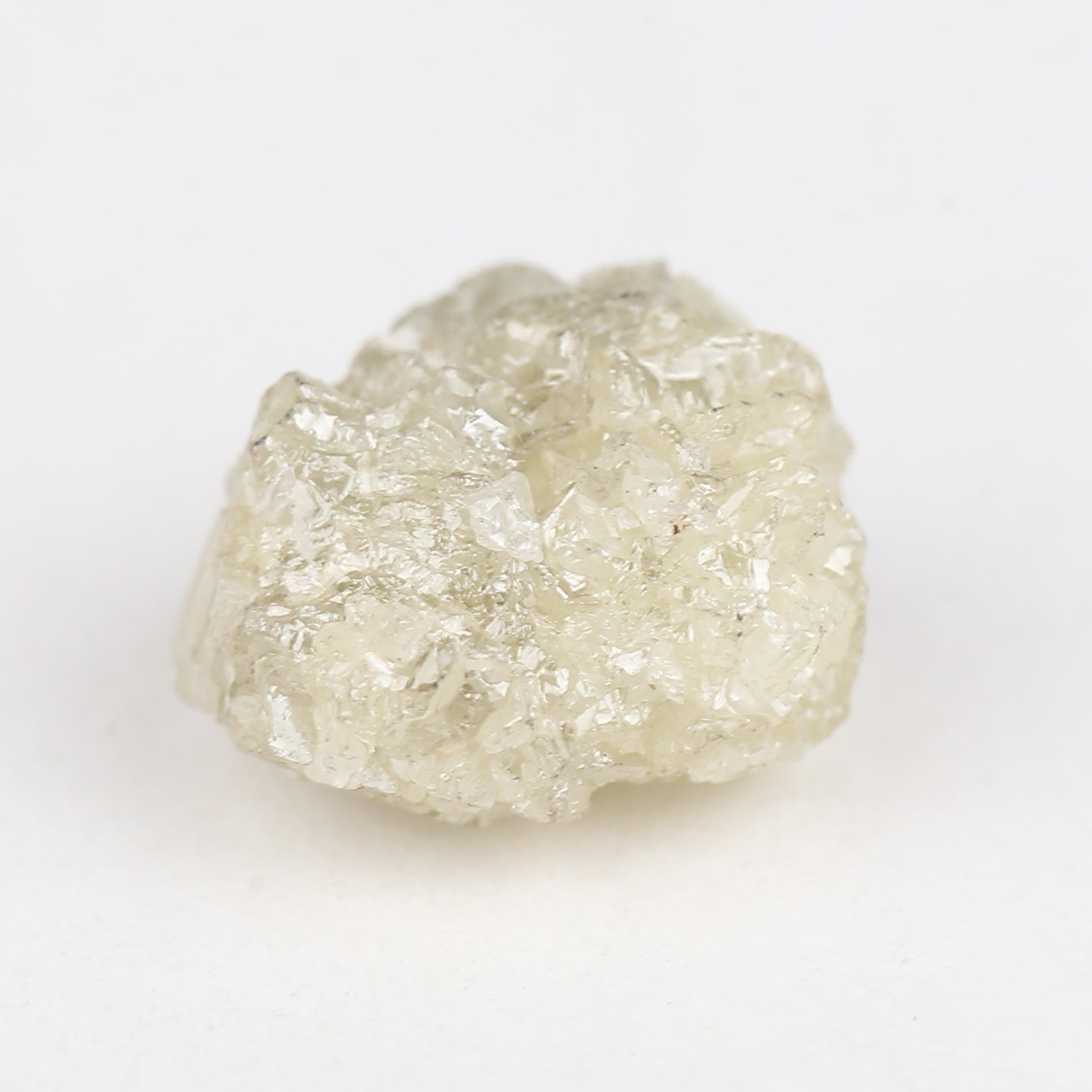 7.24 Carat Natural Snow Rough Uncut Raw Diamond 12.05 MM