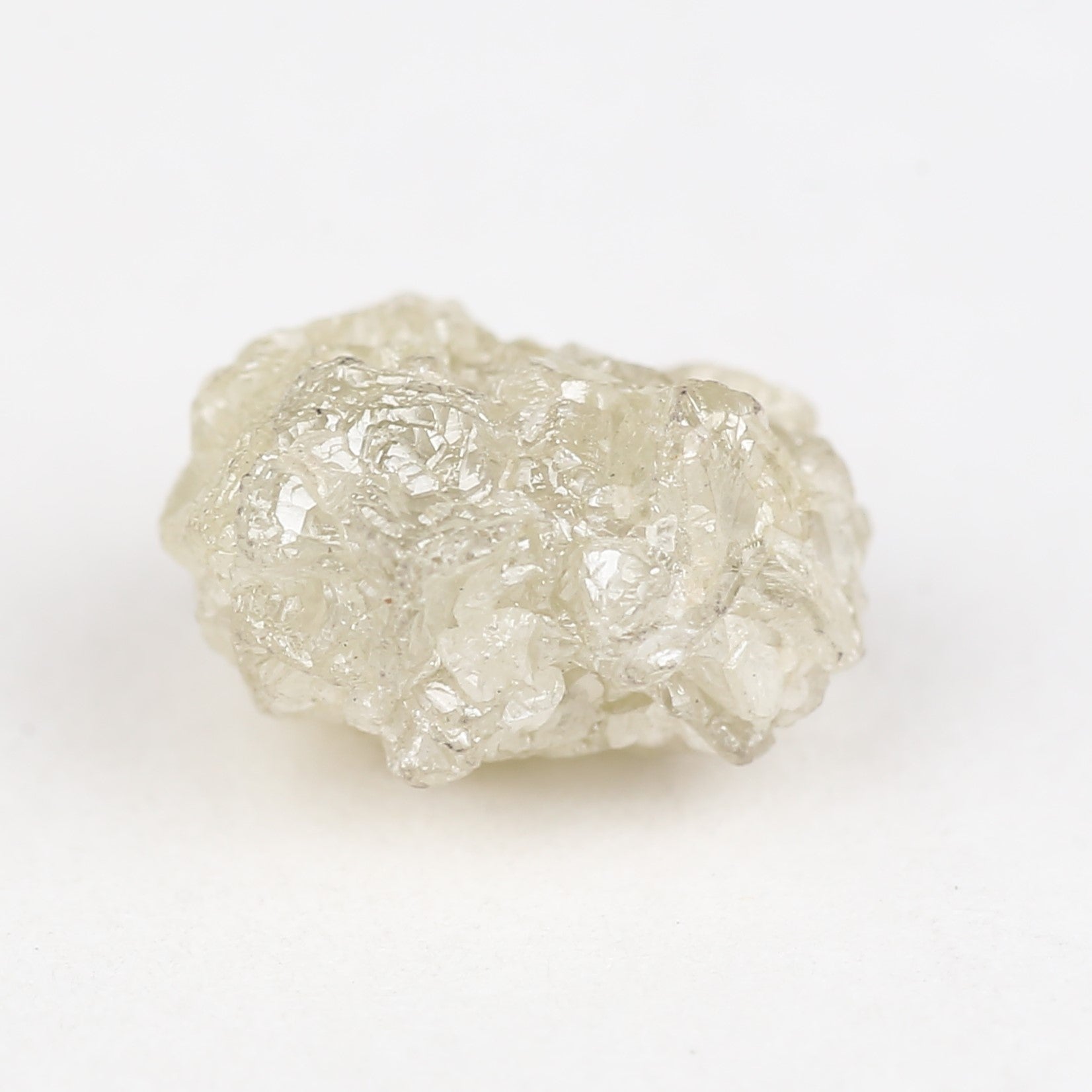 7.24 Carat Natural Snow Rough Uncut Raw Diamond 12.05 MM