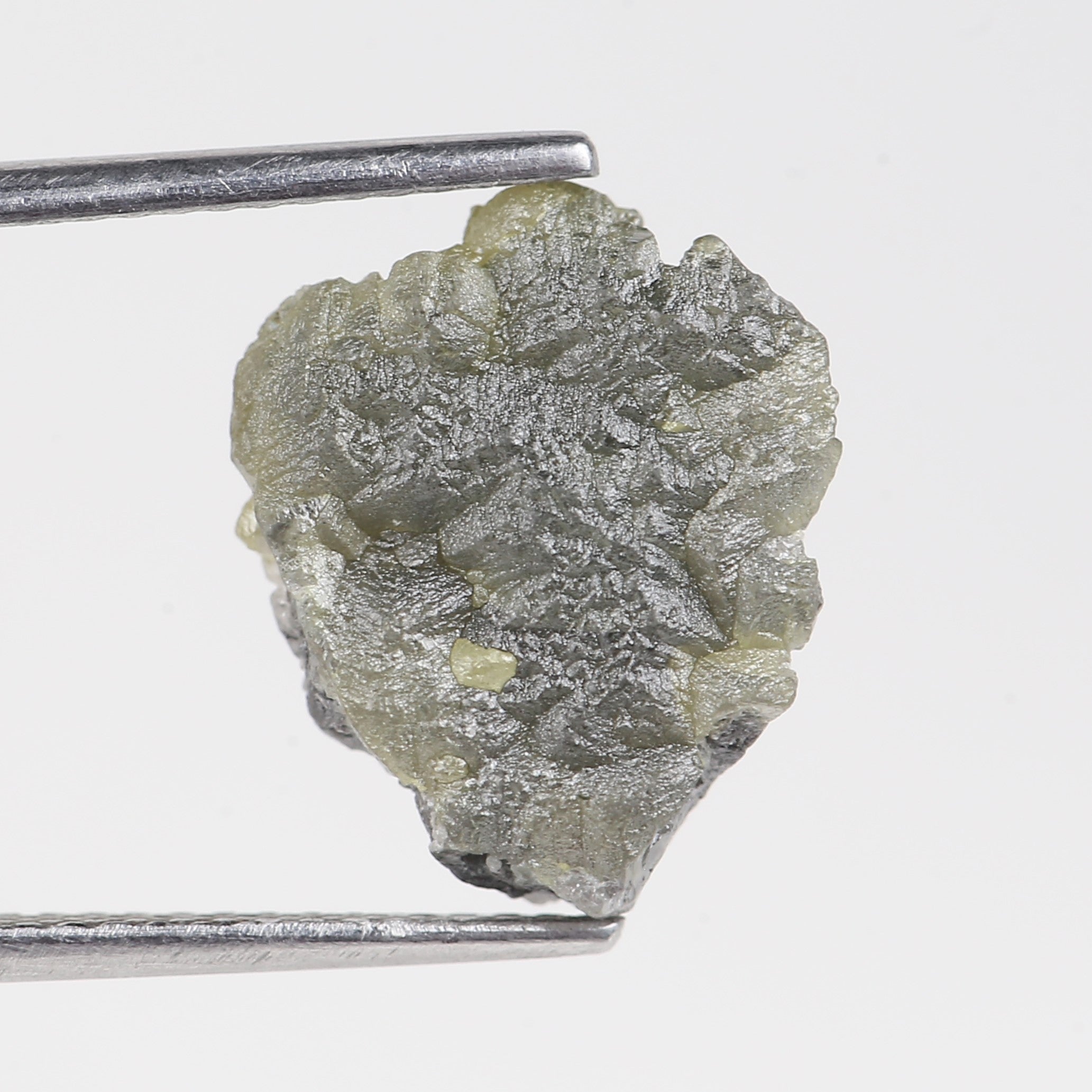 5 Carat Natural Rough Grey Yellow Diamond 13.56 MM