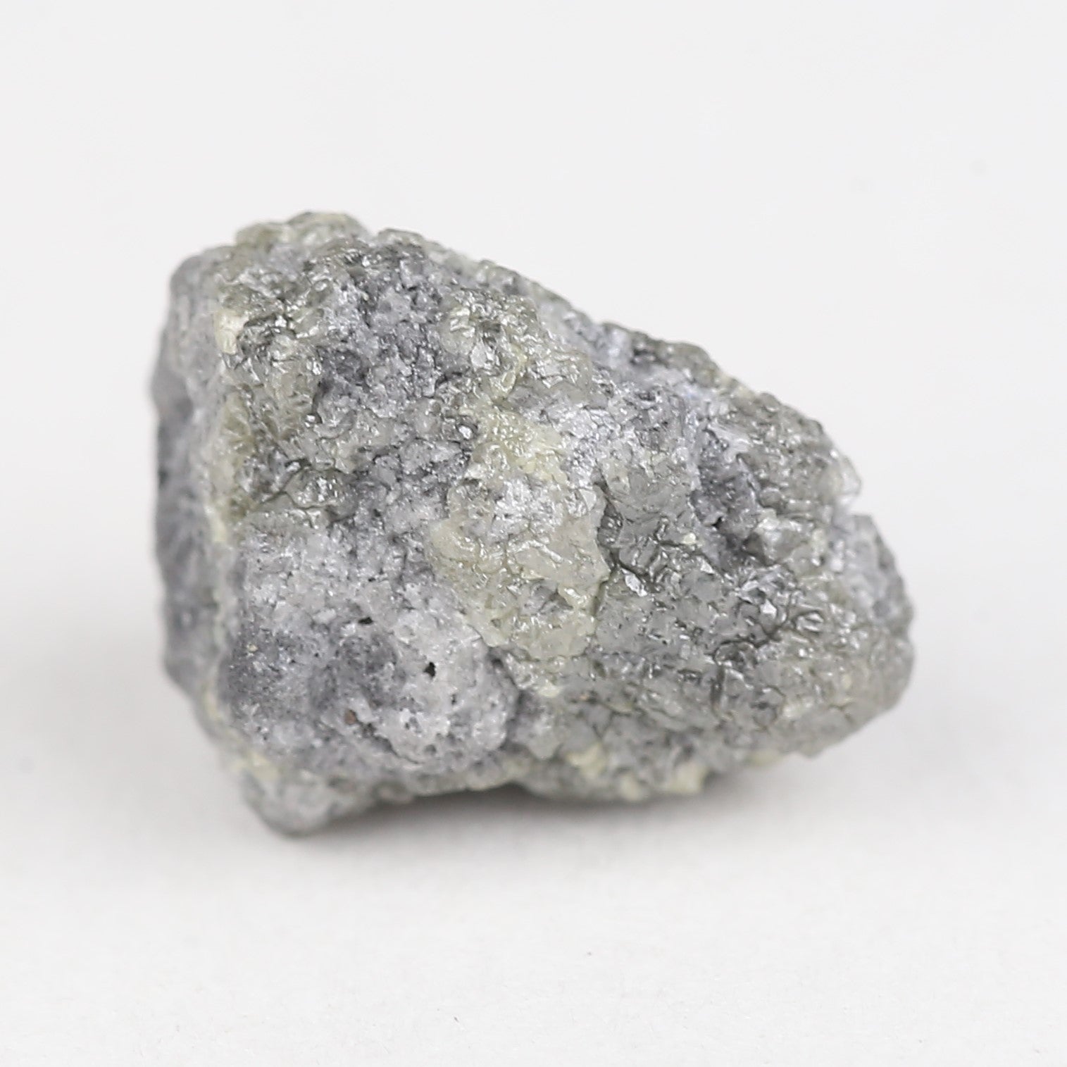 6.62 Carat Natural Rough Raw Gray Diamond 12.80 MM