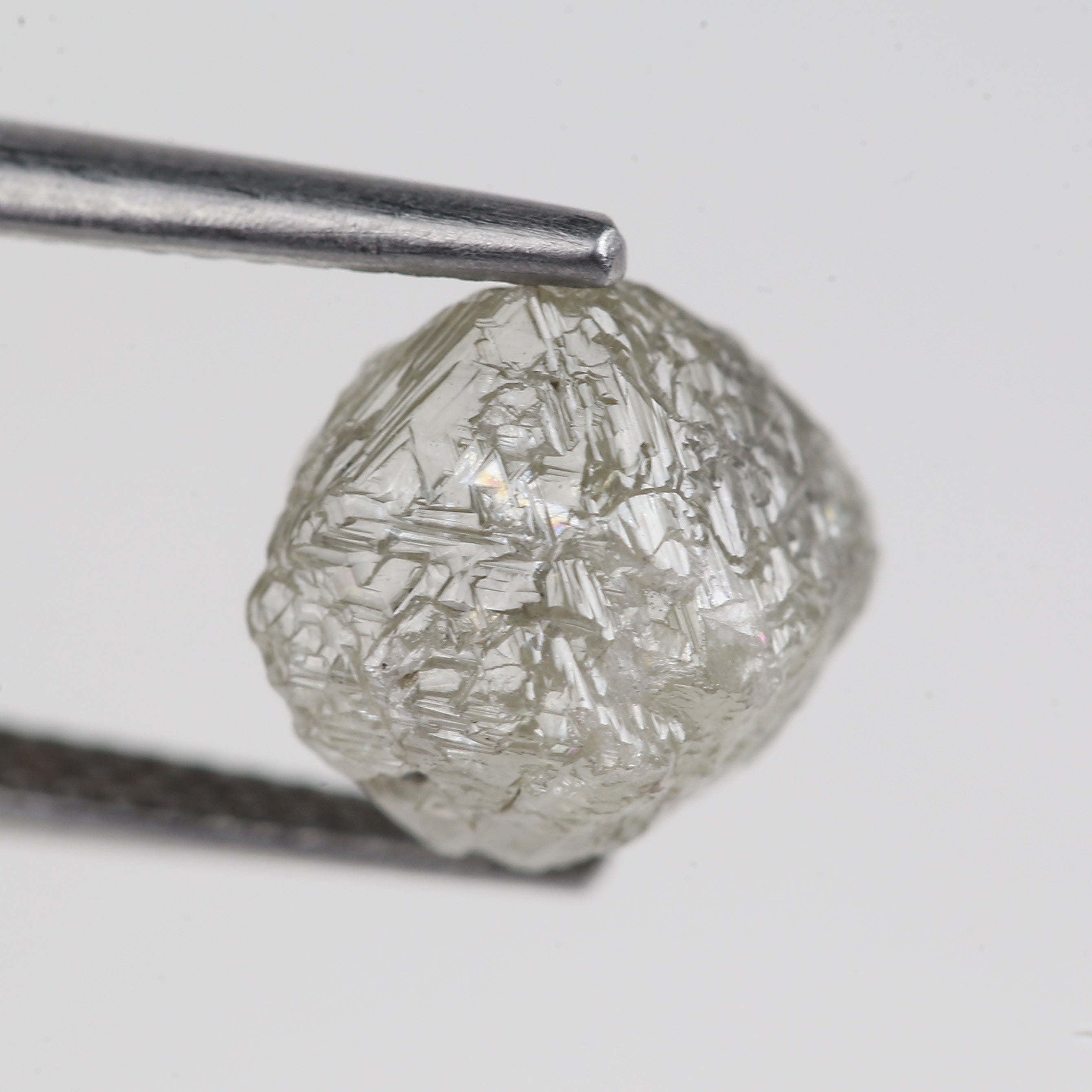5.30 Carat Natural Rough Octahedron Diamond 9.95 MM