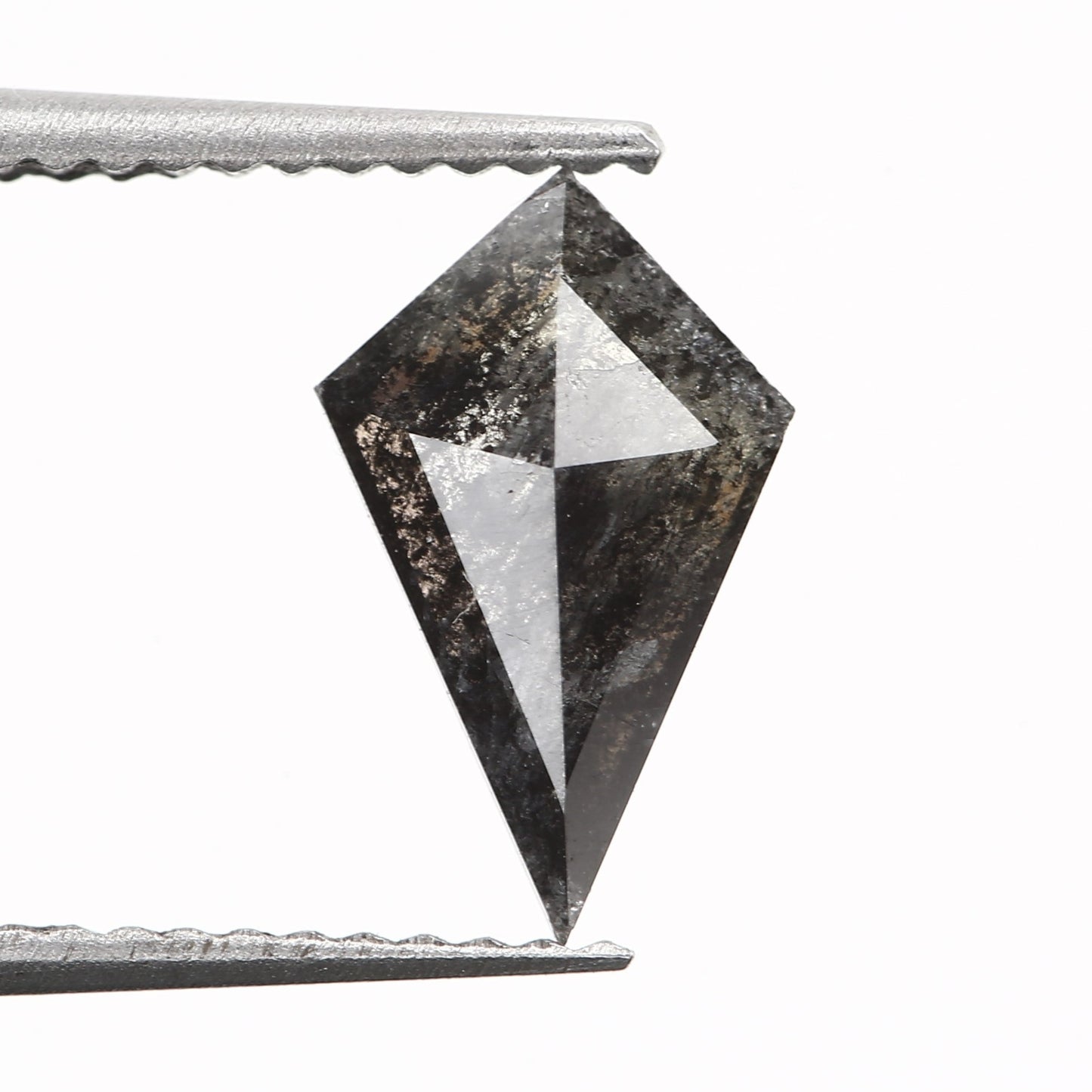 kite cut salt pepper diamond gray