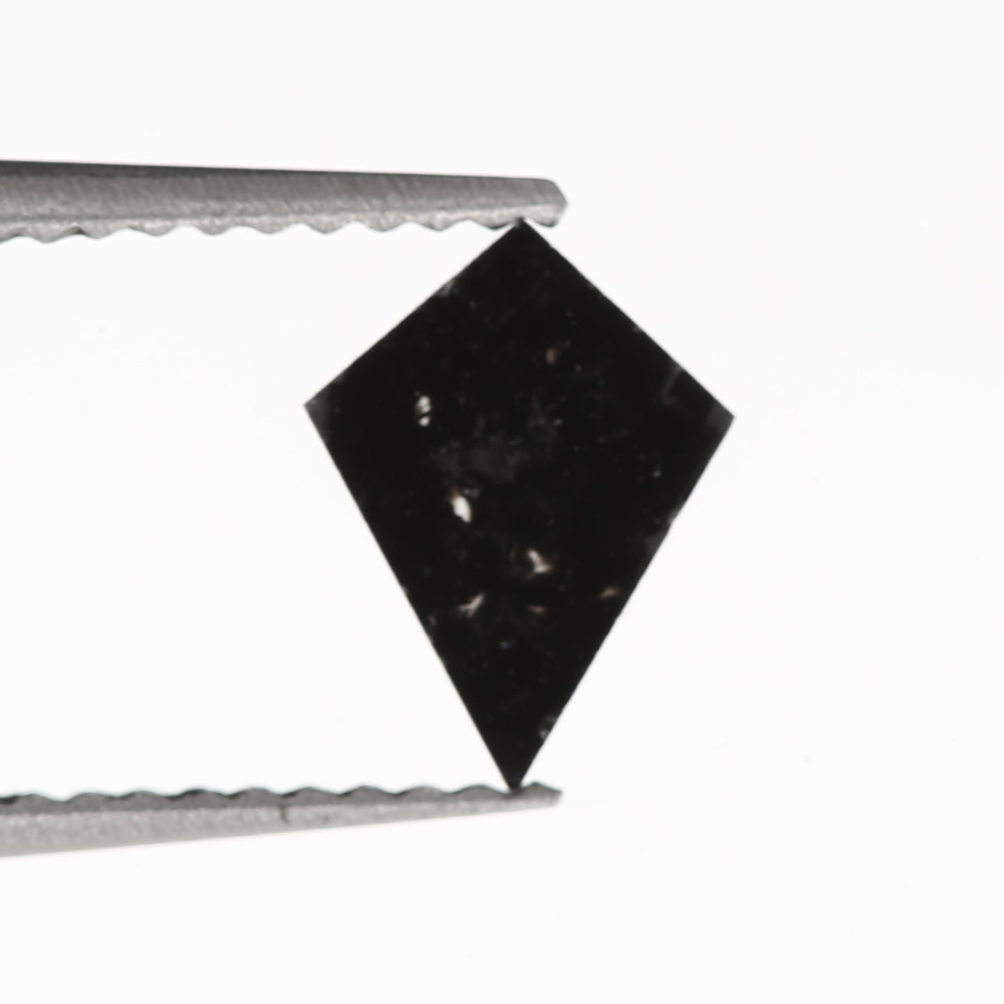 0.76 Carat 8.17 X 6.14 X 2.32 MM Kite Cut Fancy Black Salt and Pepper Diamond - Blackdiamond