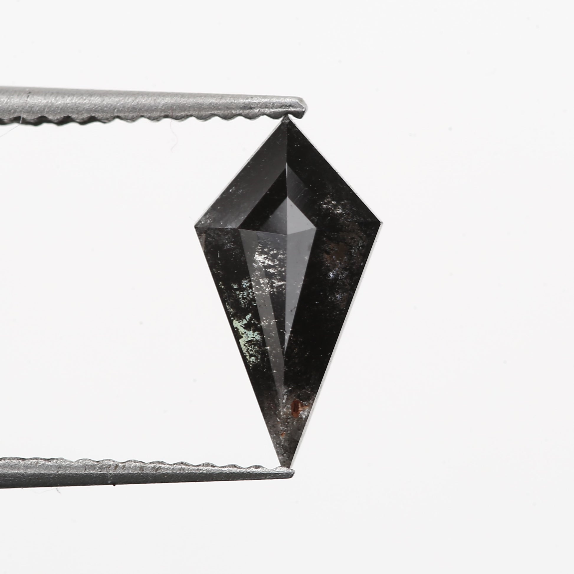 black kite cut salt and pepper diamond