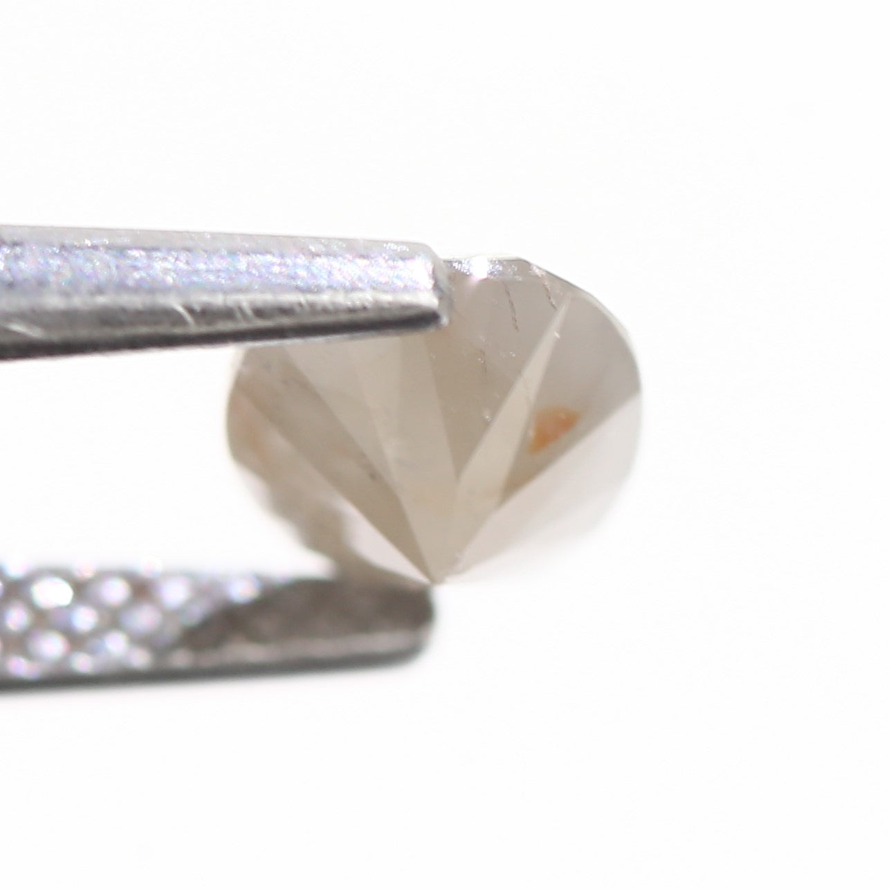 0.82 Carat Natural Oval Cut Gray Diamond 6.71 MM