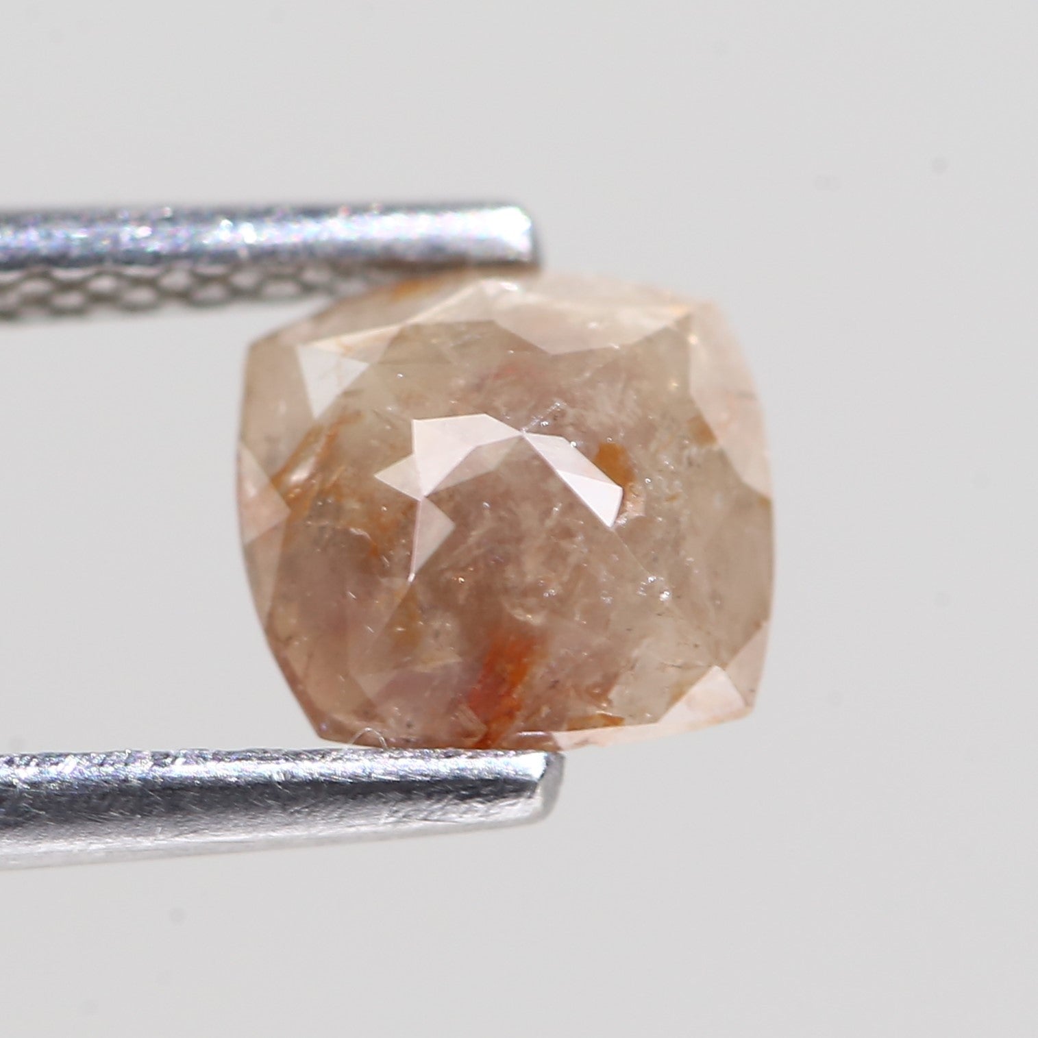 0.89 Carat Natural Cushion Cut Hue Pink Diamond 6.07 MM