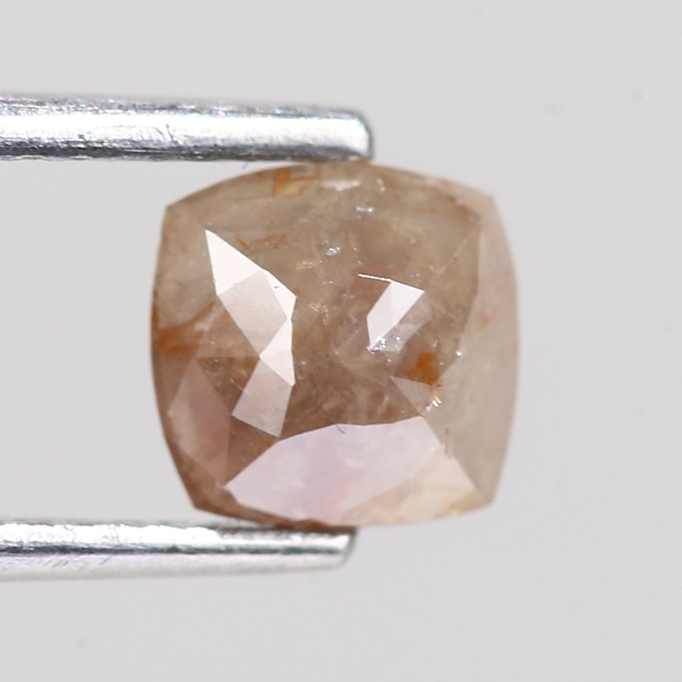 0.89 Carat Natural Cushion Cut Hue Pink Diamond 6.07 MM