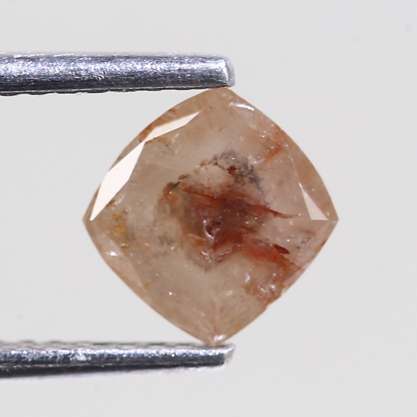 0.89 Carat Natural Cushion Cut Hue Pink Diamond 6.07 MM