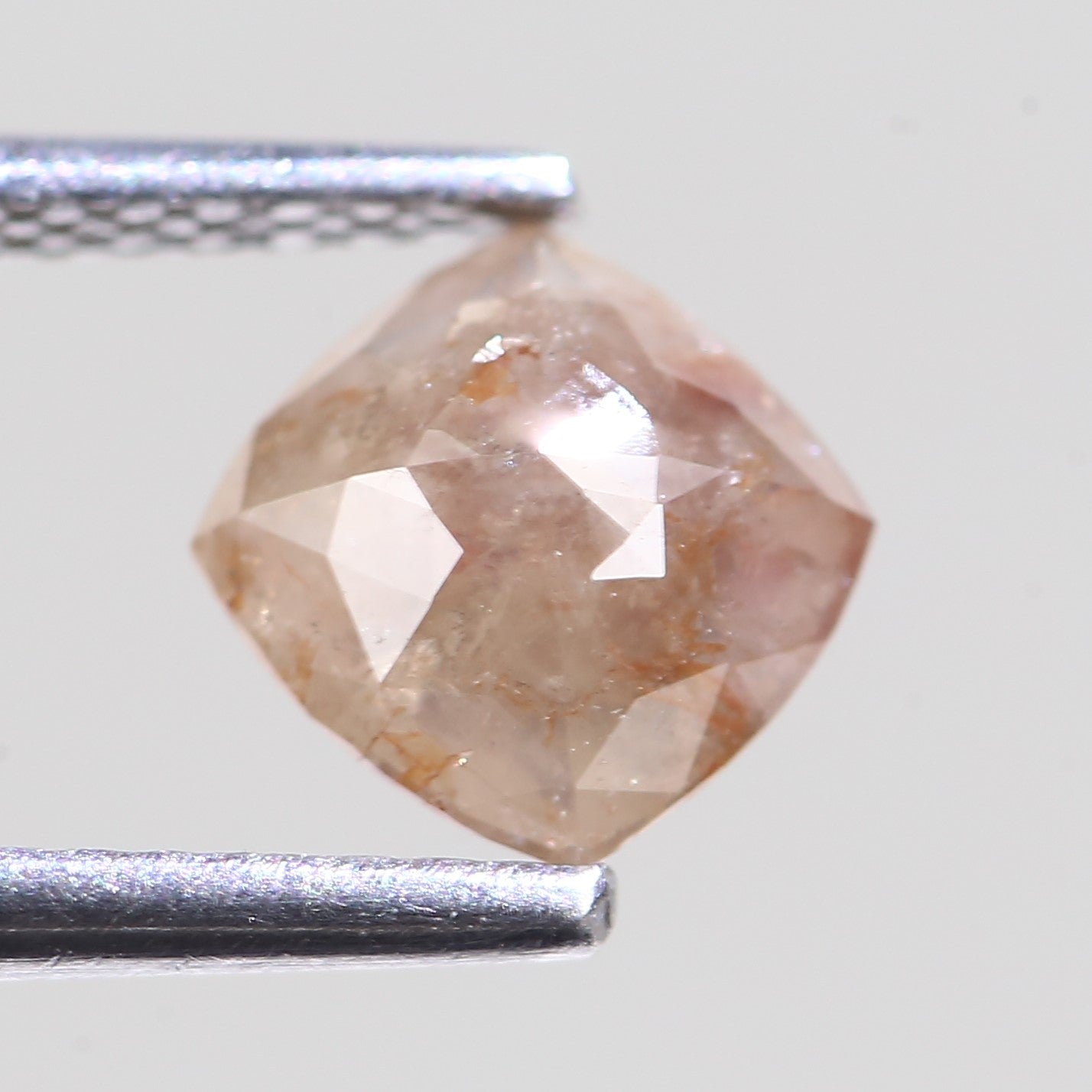0.89 Carat Natural Cushion Cut Hue Pink Diamond 6.07 MM