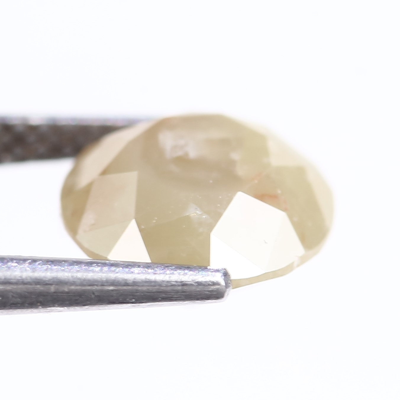 3.20 Carat Natural Round Cut Yellow Grey Salt And Pepper Diamond 9.04 MM