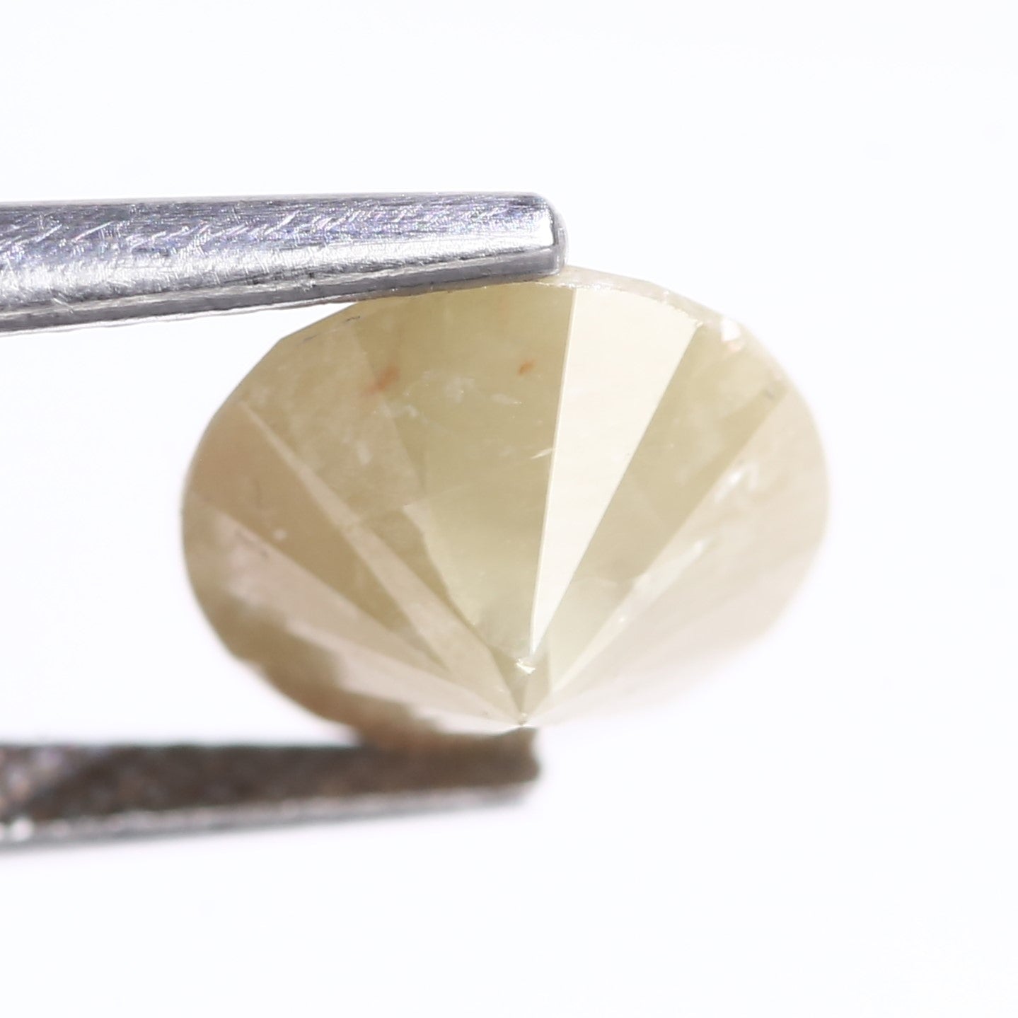 3.20 Carat Natural Round Cut Yellow Grey Salt And Pepper Diamond 9.04 MM