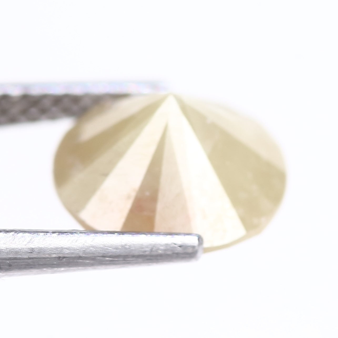 3.20 Carat Natural Round Cut Yellow Grey Salt And Pepper Diamond 9.04 MM