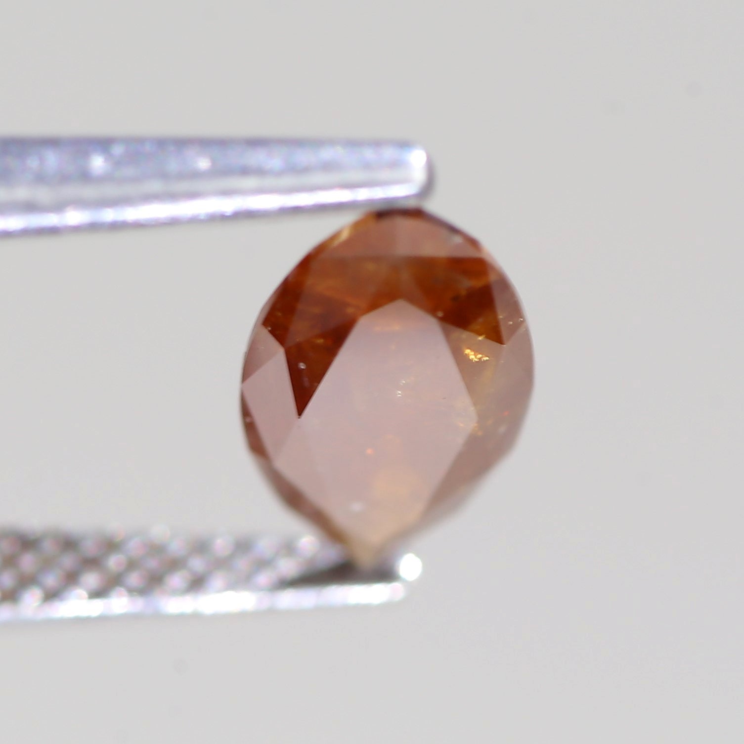 1.32 Carat Natural Marquise Cut Orange Salt And Pepper Diamond 11.07 MM