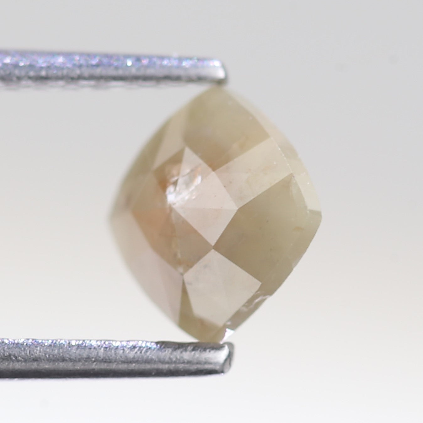 0.68 Carat Natural Cushion Cut Salt And Pepper Diamond 5.79 MM