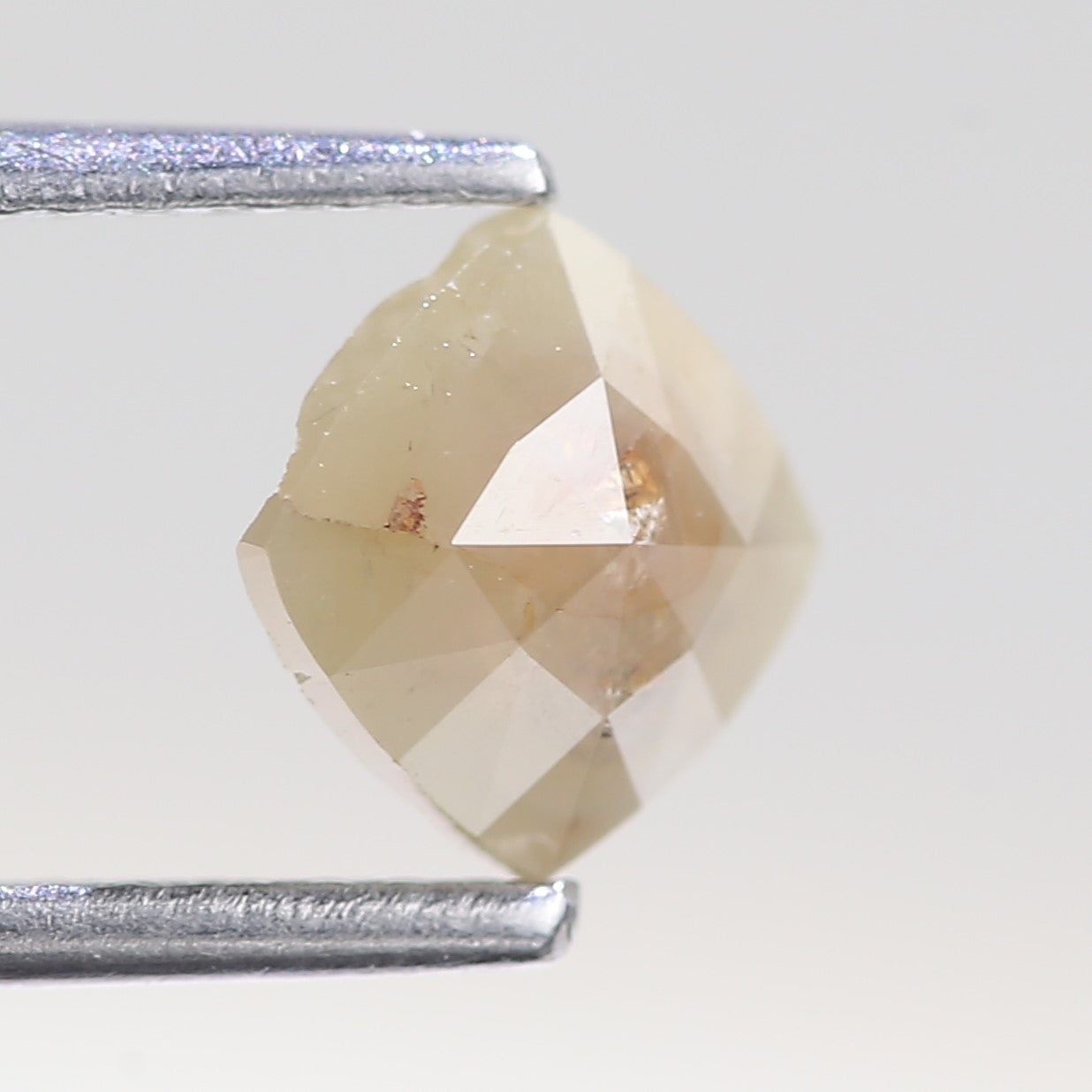 0.68 Carat Natural Cushion Cut Salt And Pepper Diamond 5.79 MM