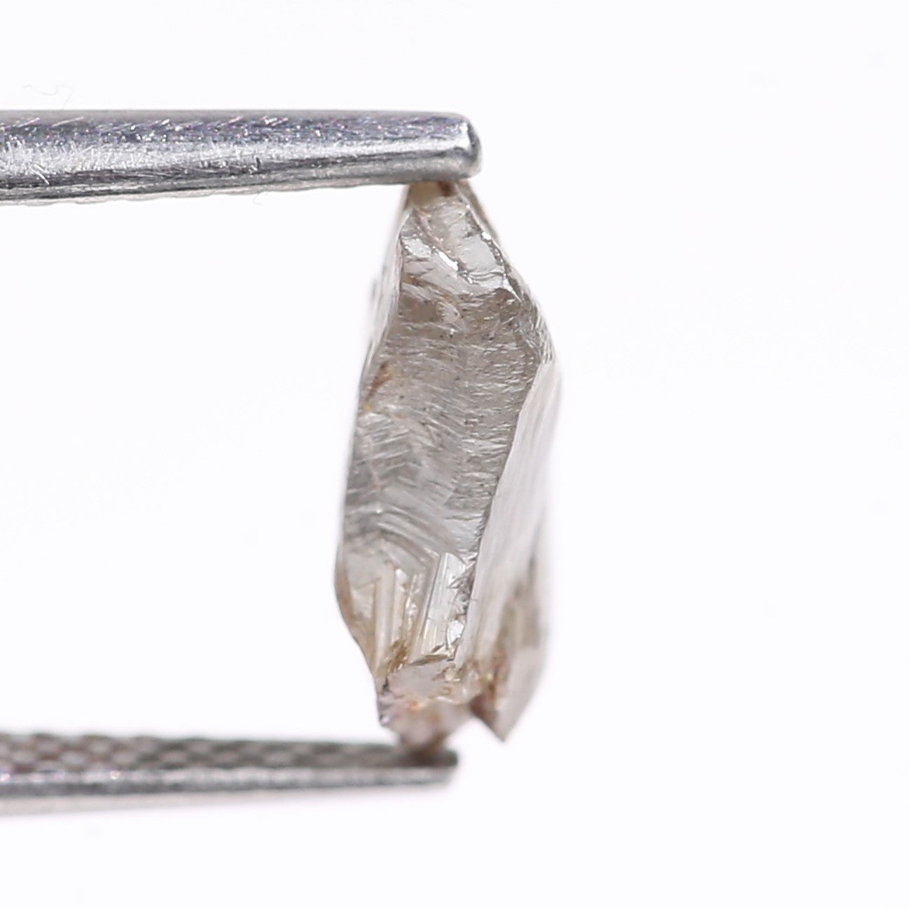 1.85 Carat Natural Gray Uncut Salt And Pepper Rough Diamond 9.70 MM