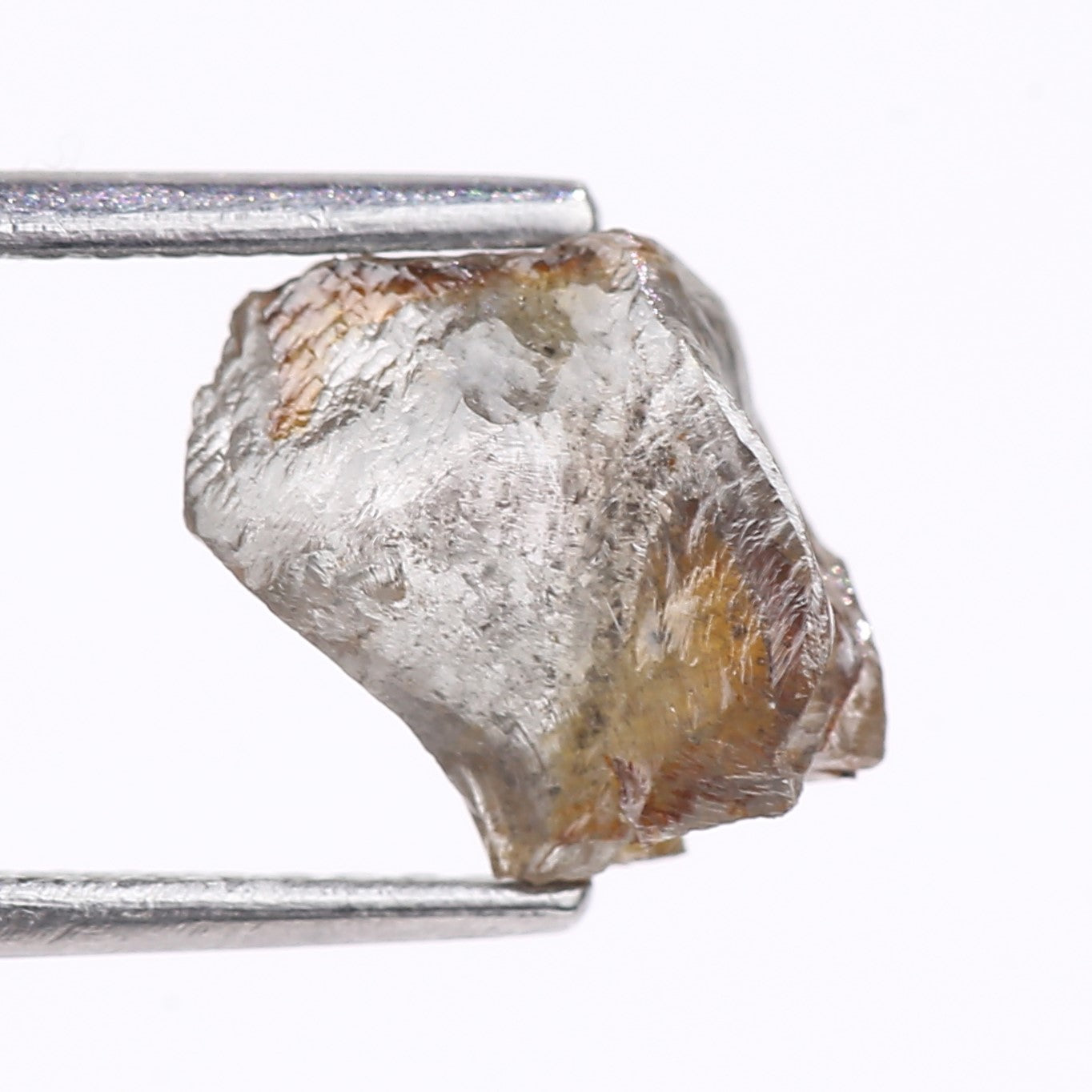 1.85 Carat Natural Gray Uncut Salt And Pepper Rough Diamond 9.70 MM