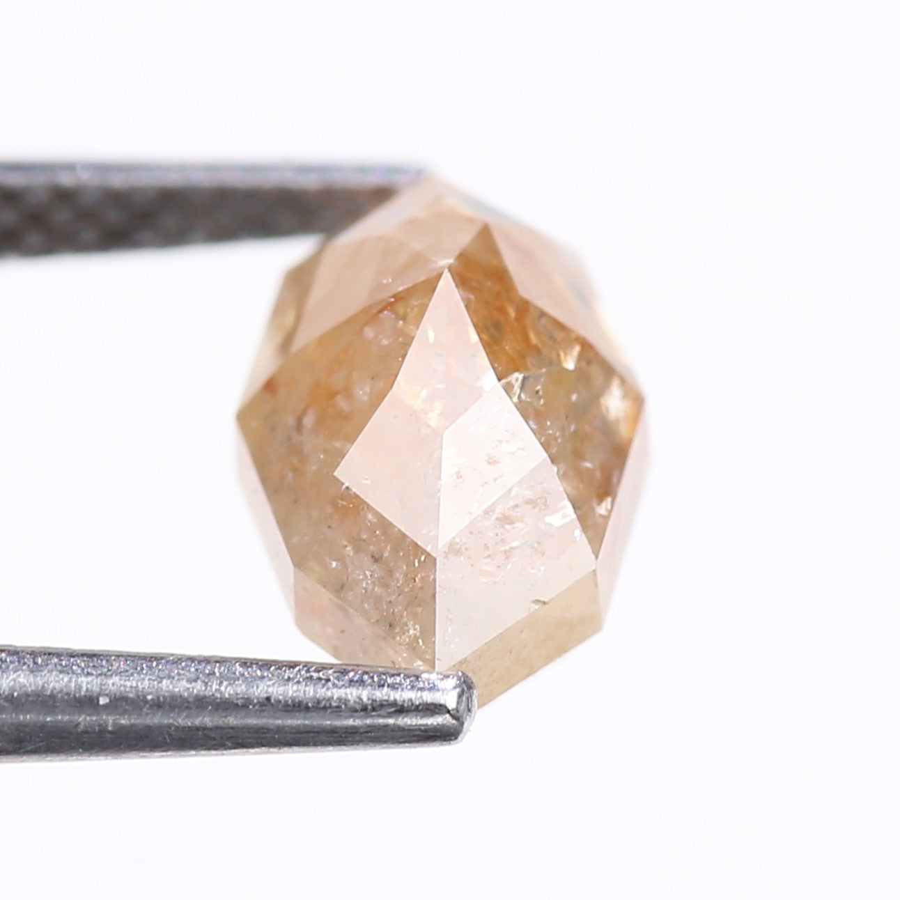 2.52 Carat Natural Orange Marquise Cut Salt And Pepper Diamond 10.10 MM