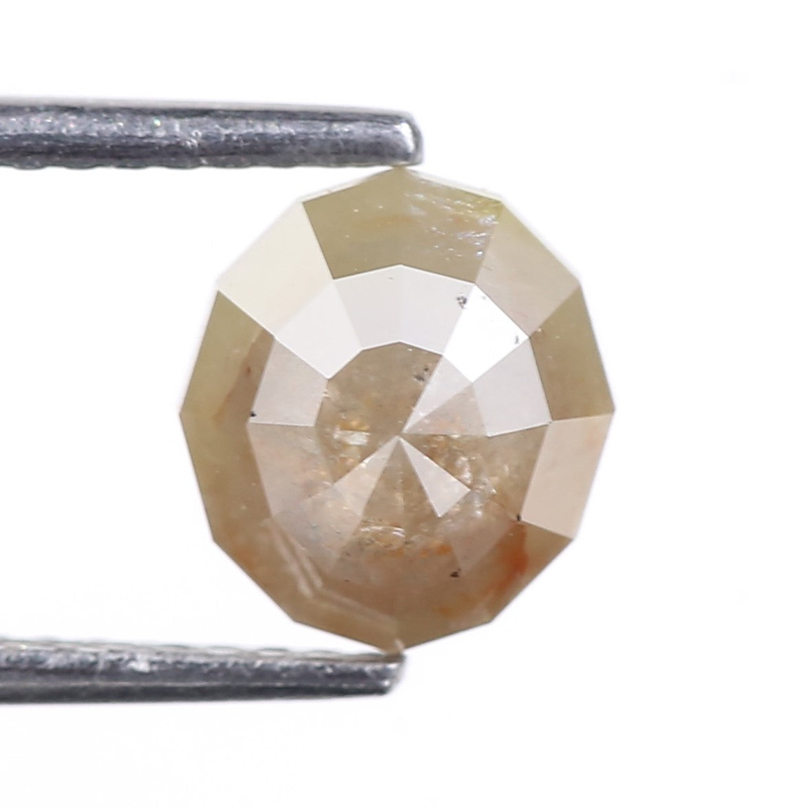 2.02 Carat Natural Geometric Cut Salt And Pepper Diamond 7.70 MM