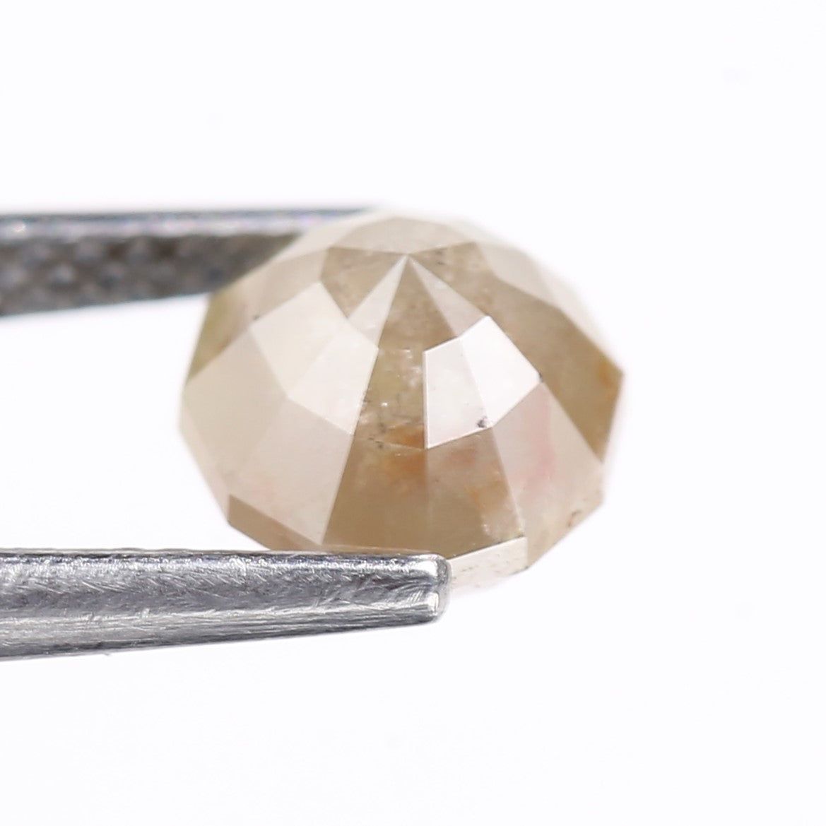 2.02 Carat Natural Geometric Cut Salt And Pepper Diamond 7.70 MM