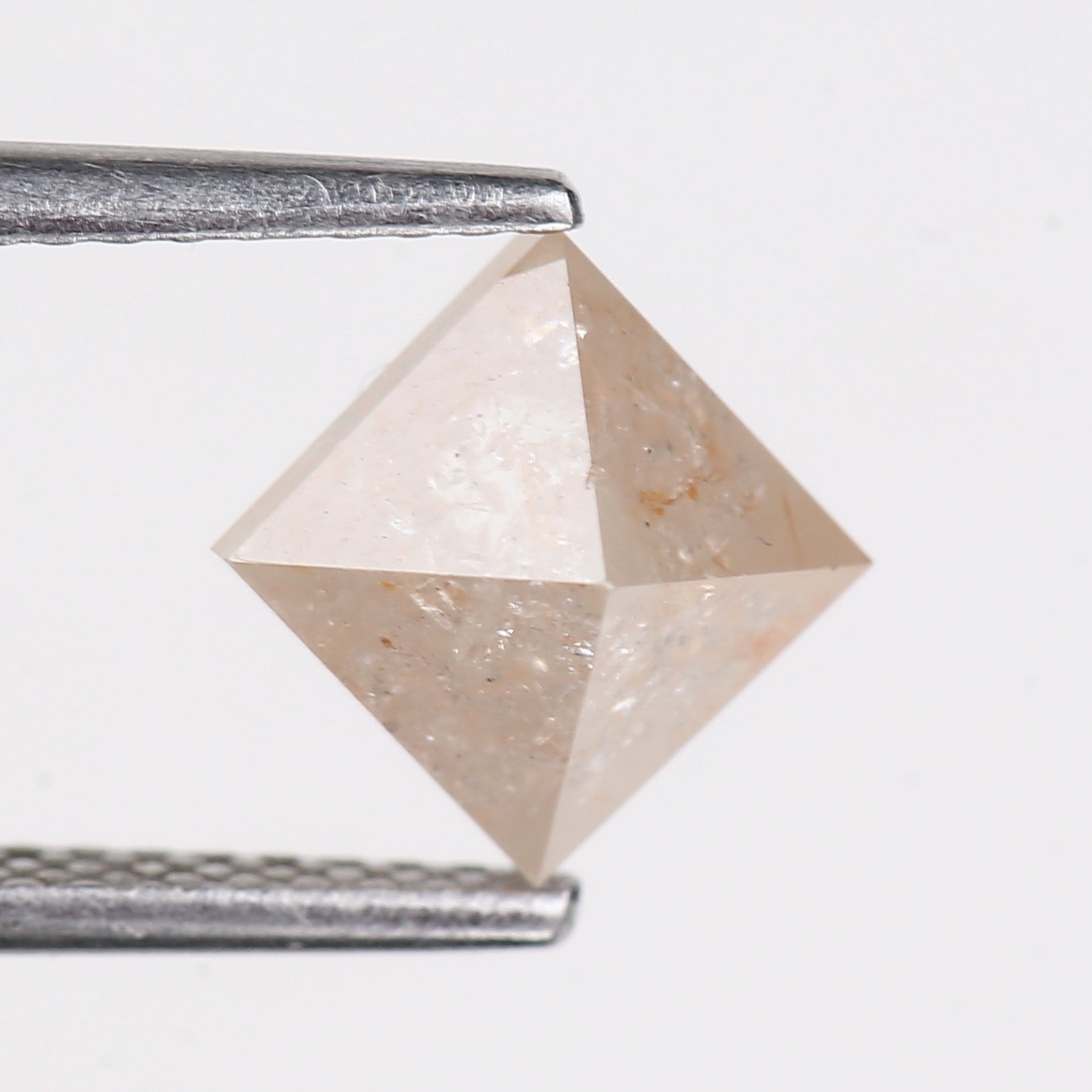 2.17 Carat Natural Pink Square Pyramid Cut Diamond 6.00 MM
