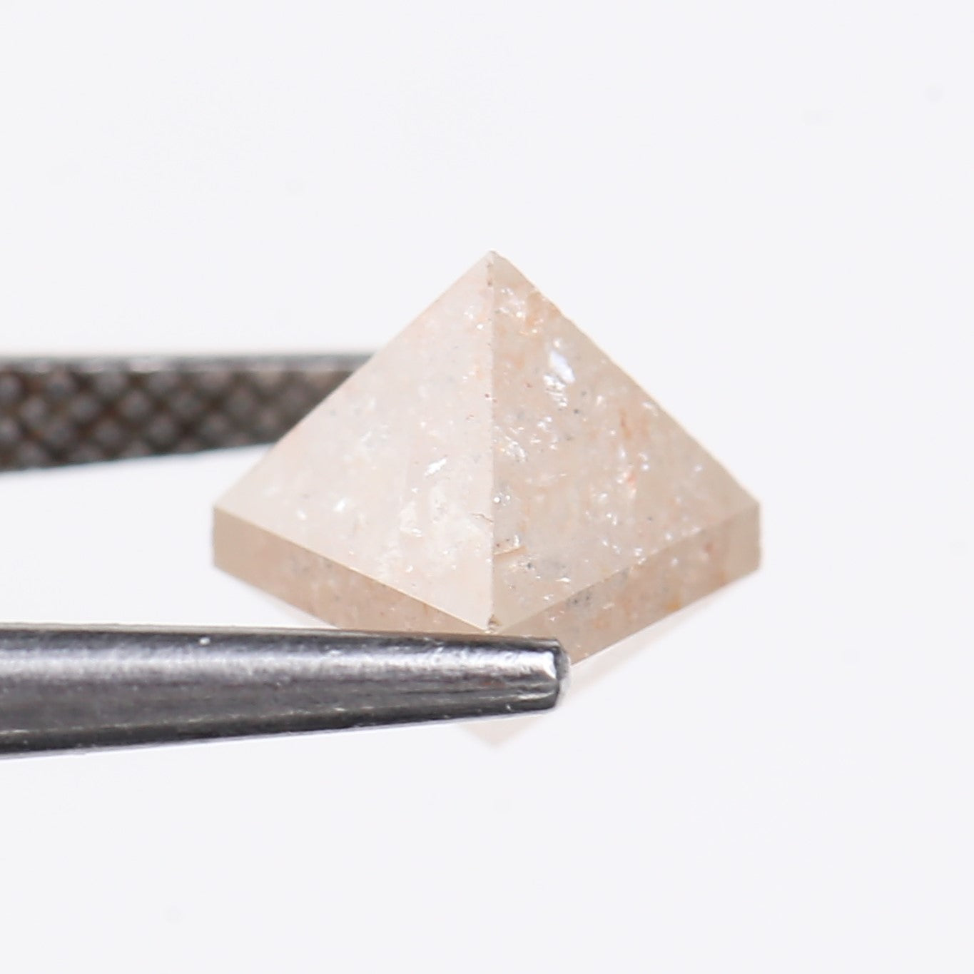 2.17 Carat Natural Pink Square Pyramid Cut Diamond 6.00 MM