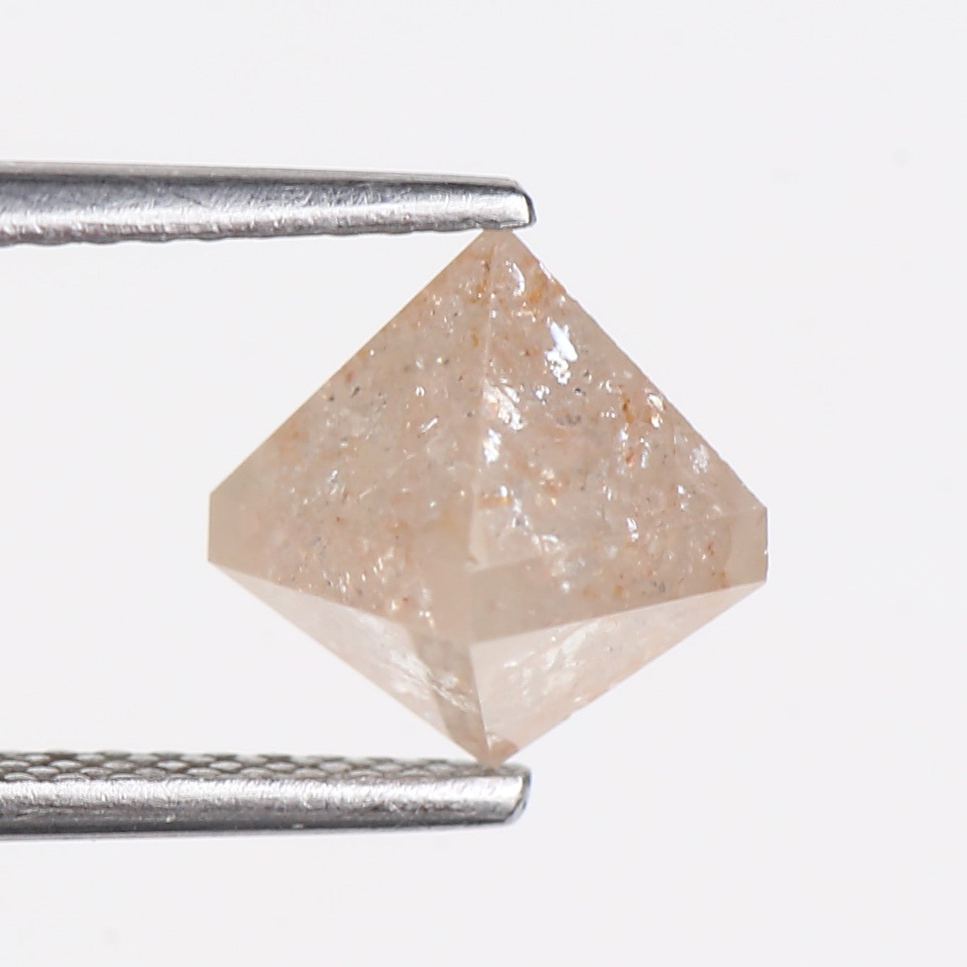 2.17 Carat Natural Pink Square Pyramid Cut Diamond 6.00 MM