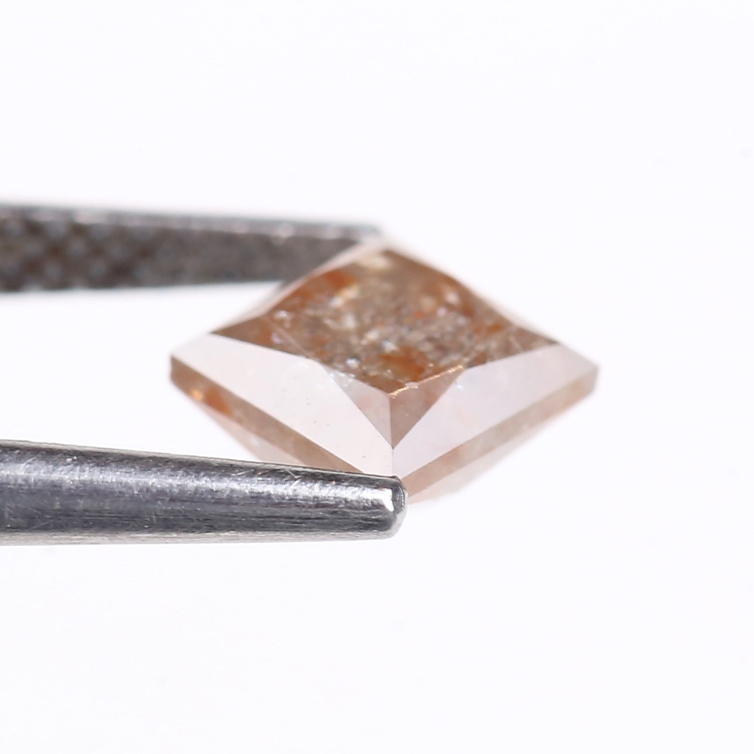 1.29 Carat Natural Princess Cut Salt And Pepper Diamond 5.63 MM