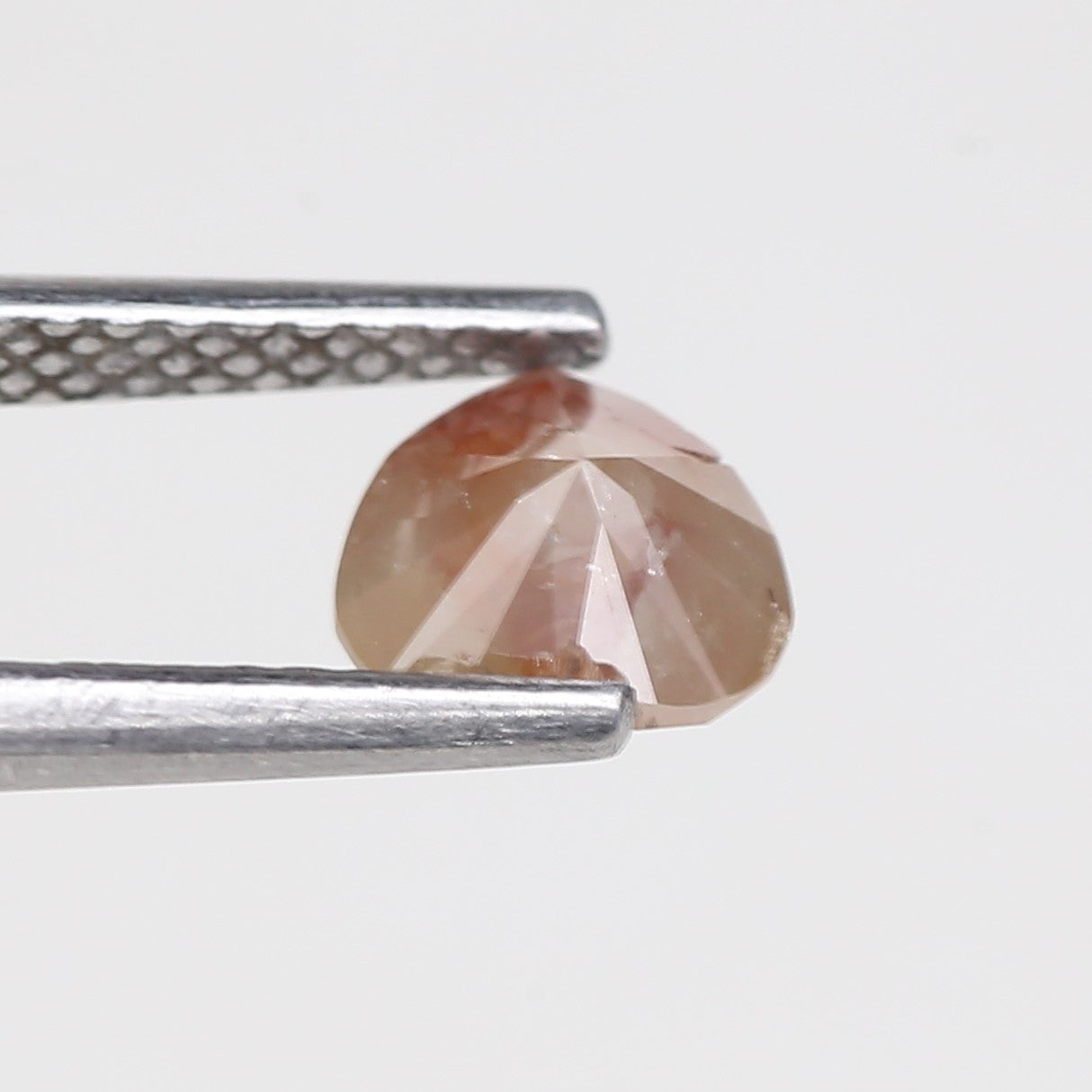 0.75 Carat Natural Heart Red Salt and Pepper Diamond 5.70 MM