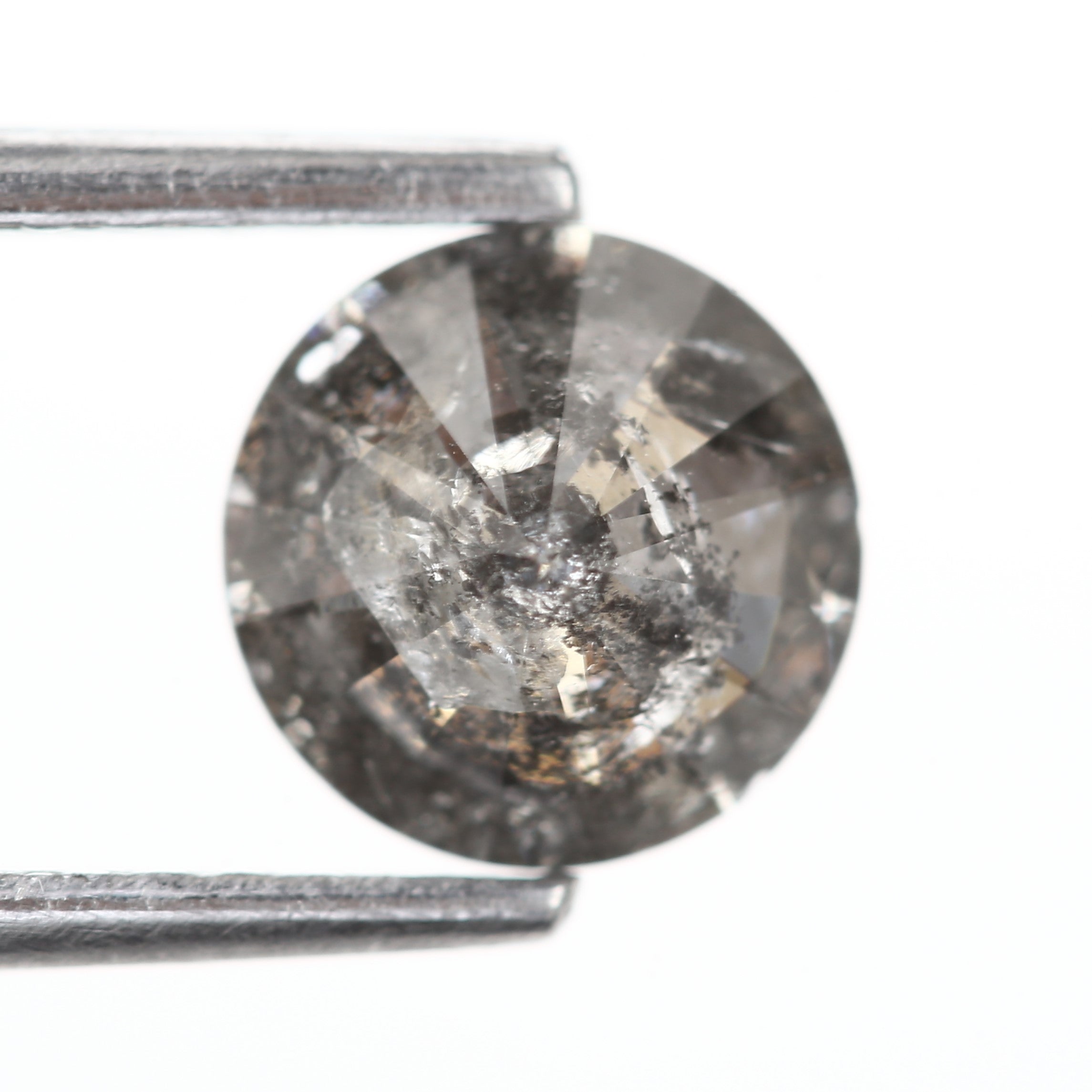 0.94ct Celestial Black Natural Loose Diamond 6.3 MM