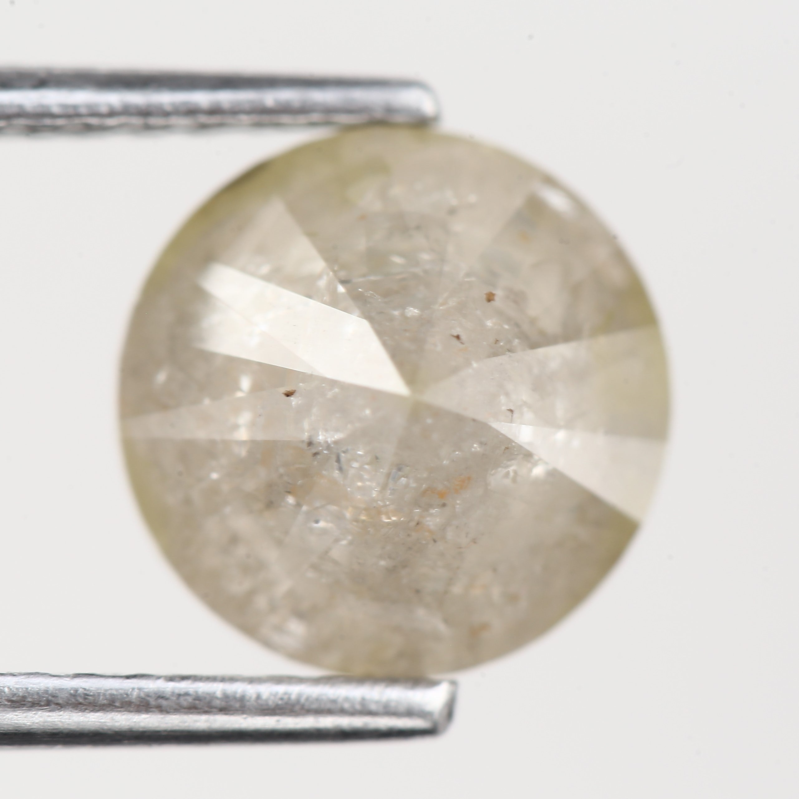 2.47 Carat Fancy Gray Round Brilliant Diamond 8 MM