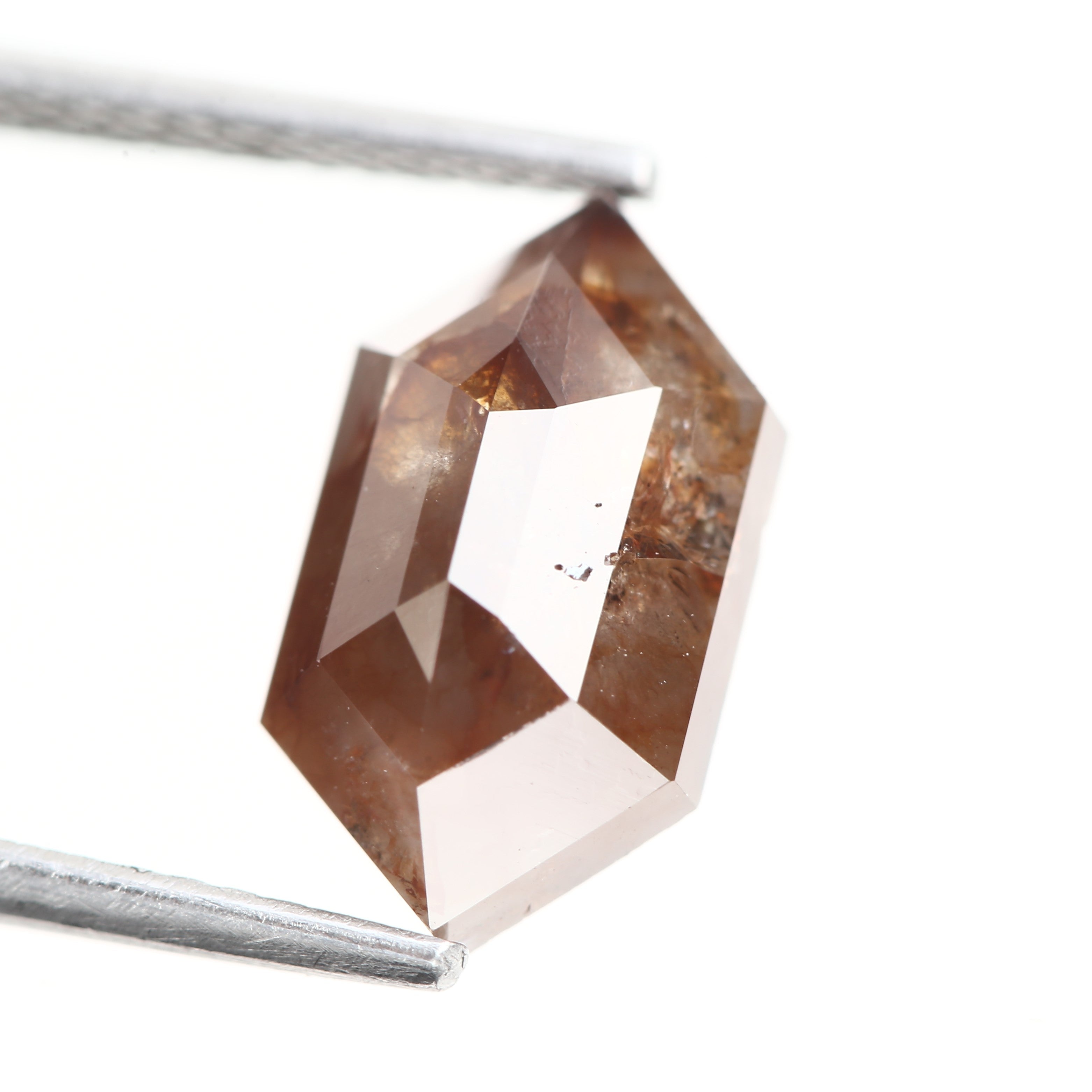 2.63 Carat Elongated Hexagon Step Cut Natural Loose Diamond 11.8 MM