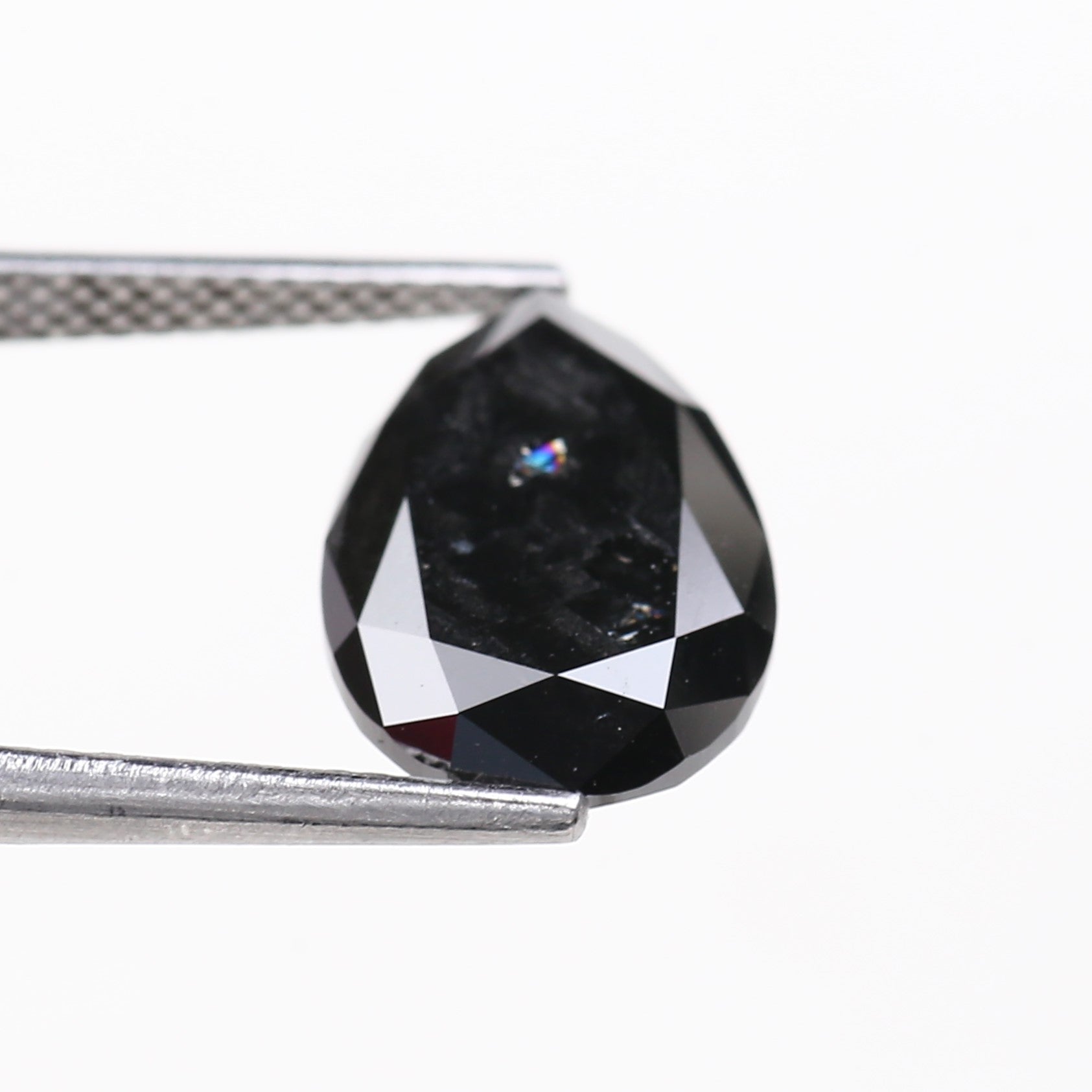 4 Carat Pear Black Diamond Loose Natural 12.70 Carat