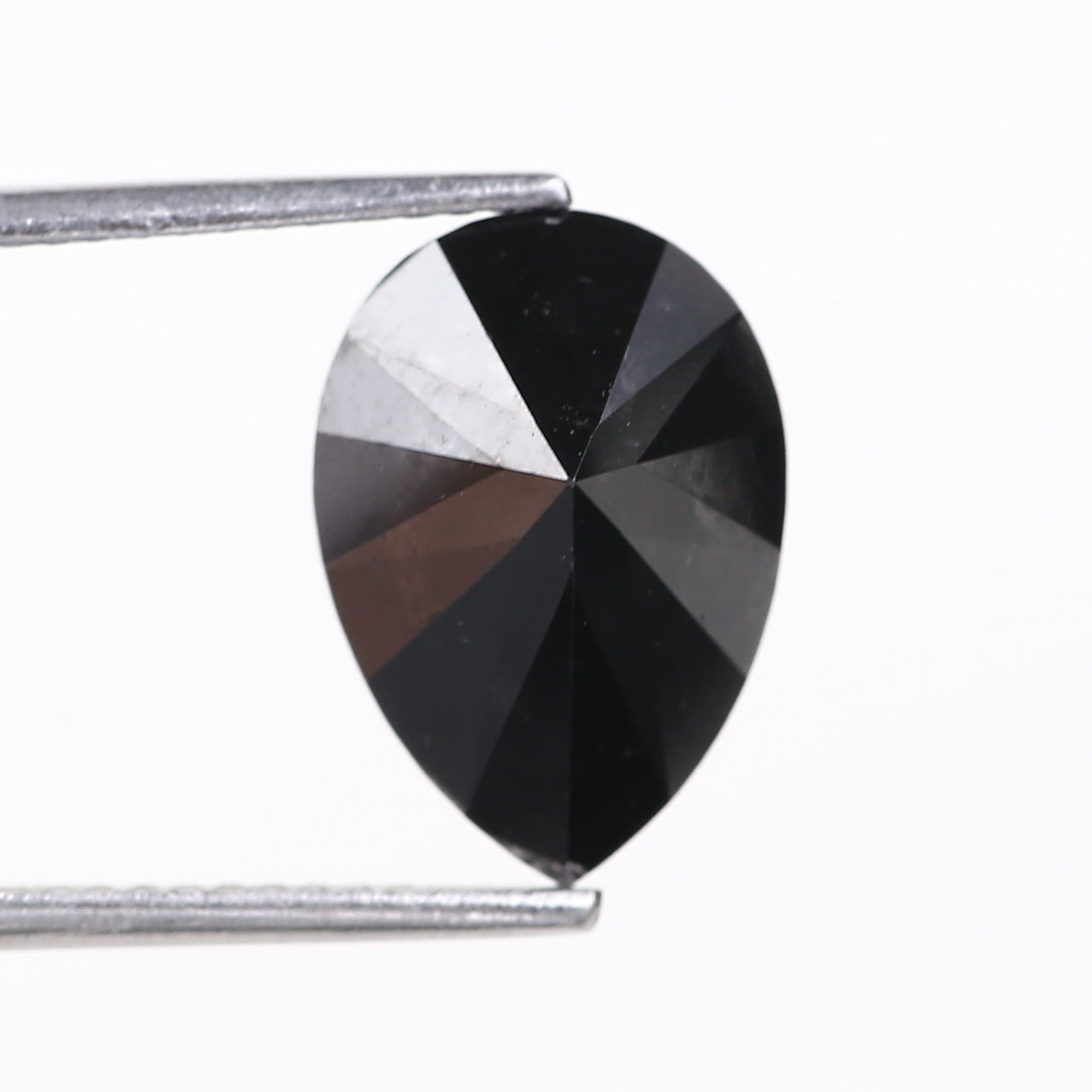 4 Carat Pear Black Diamond Loose Natural 12.70 Carat