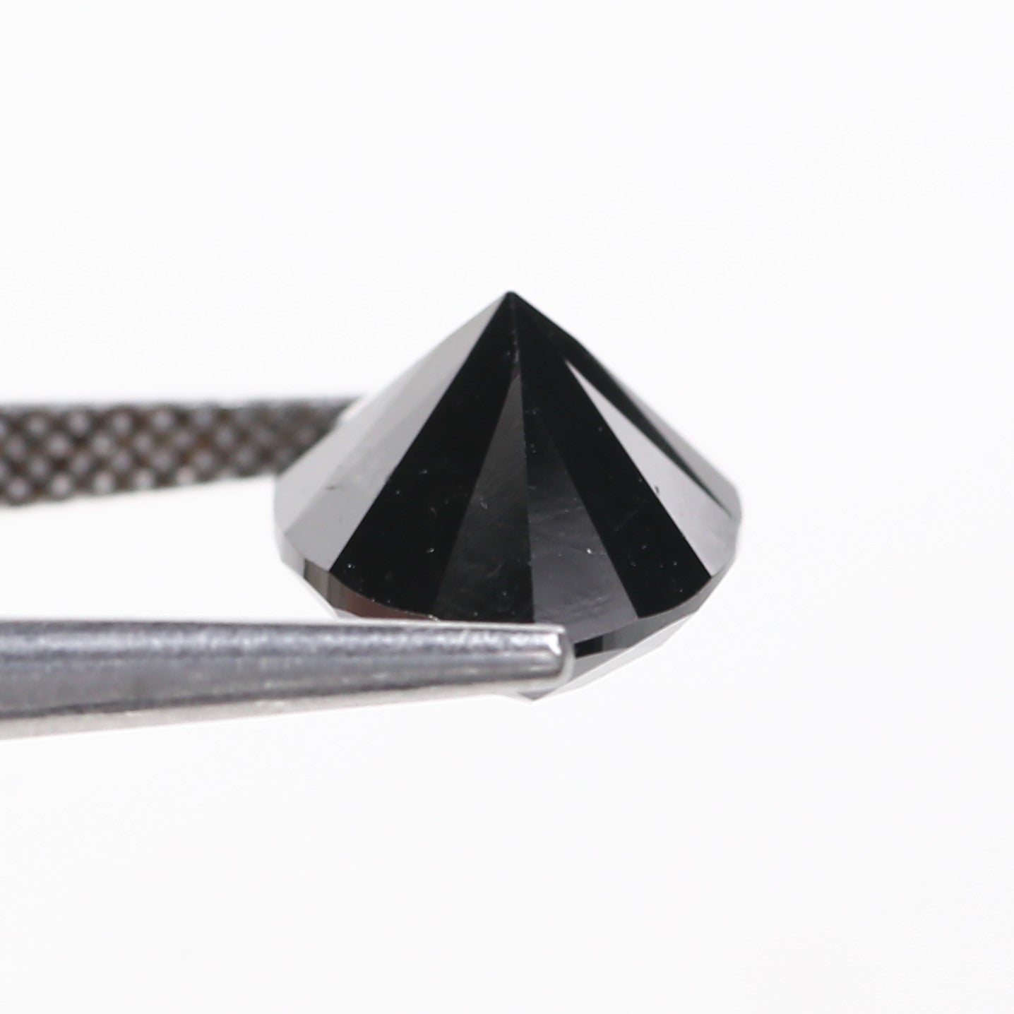 4 Carat Pear Black Diamond Loose Natural 12.70 Carat