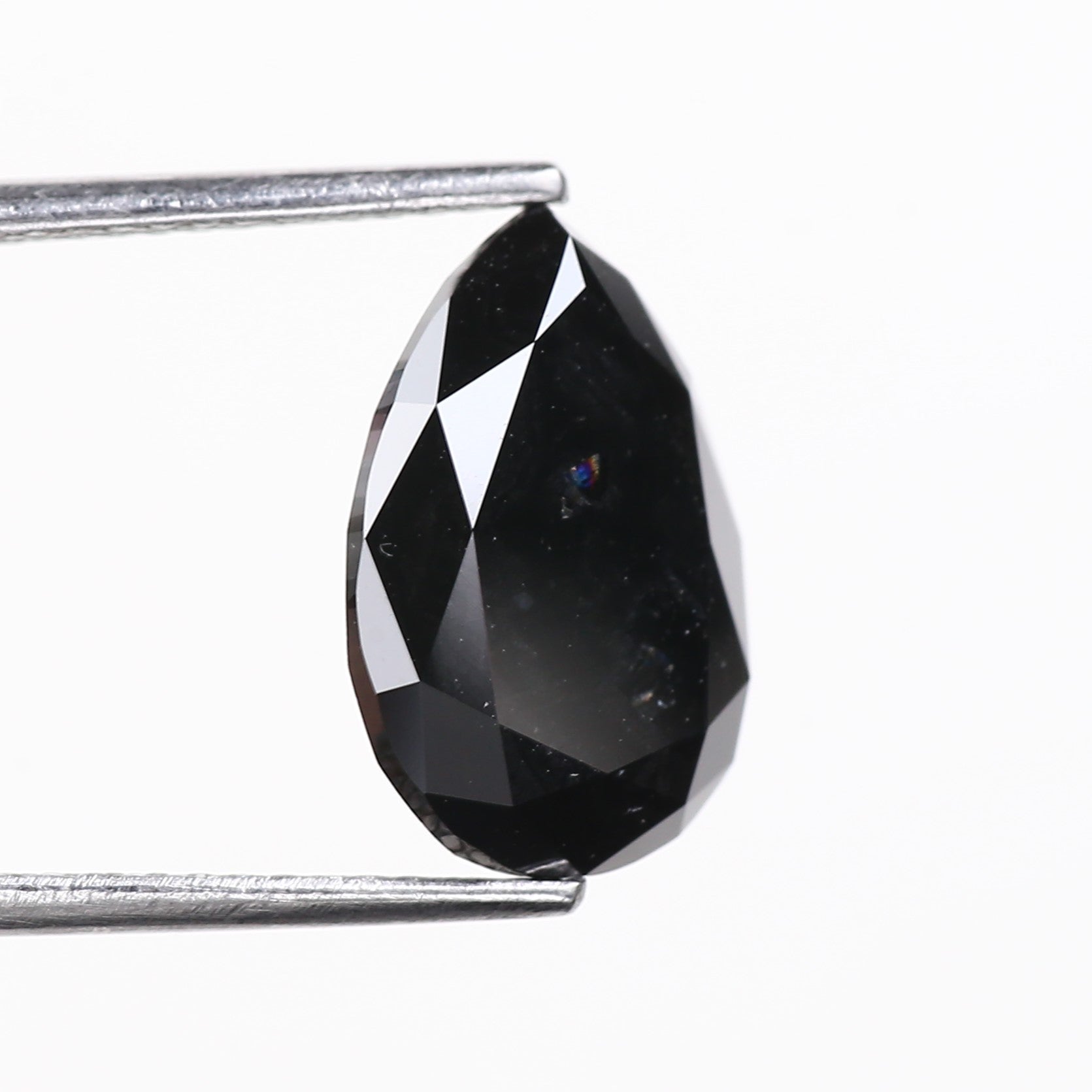 4 Carat Pear Black Diamond Loose Natural 12.70 Carat
