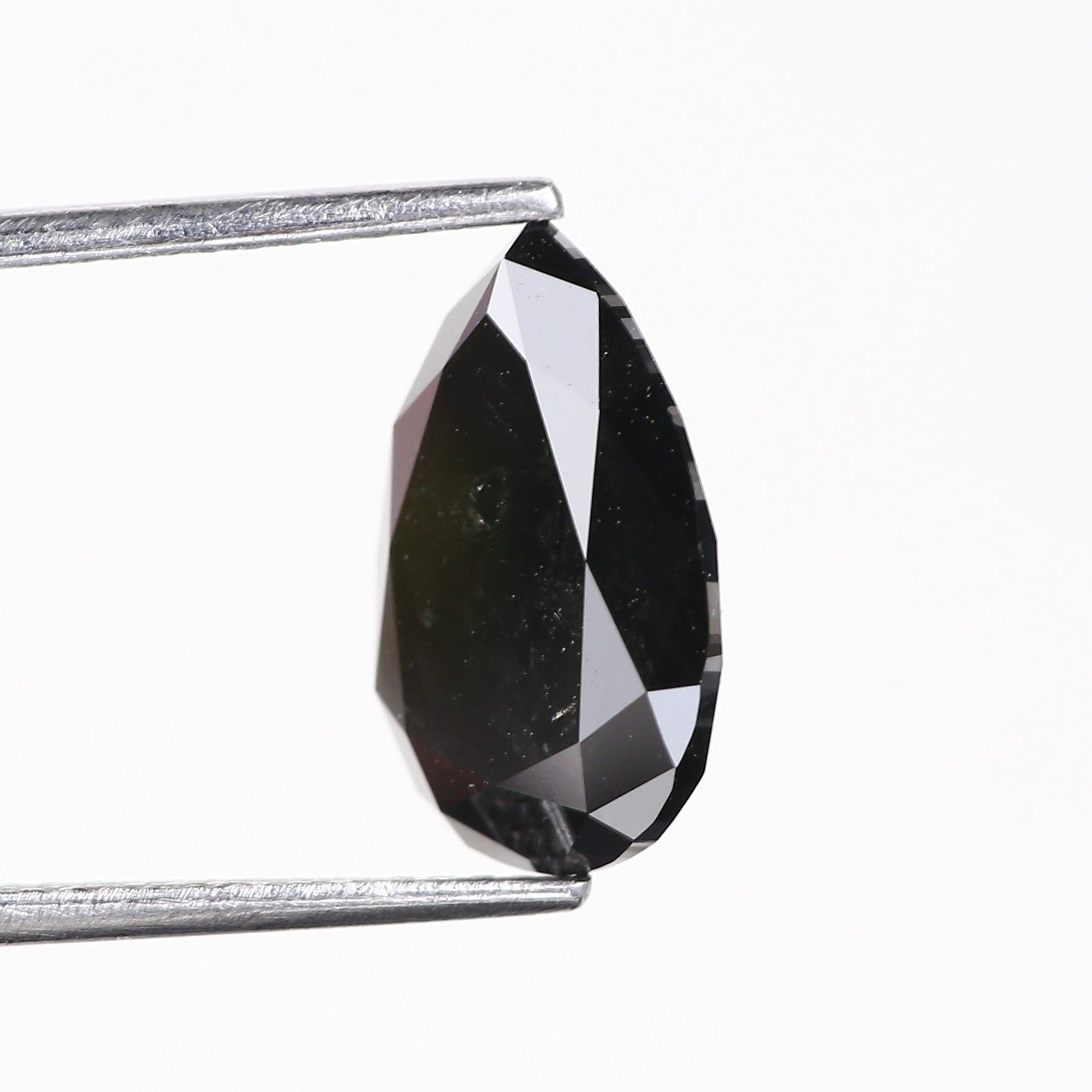 4 Carat Pear Black Diamond Loose Natural 12.70 Carat