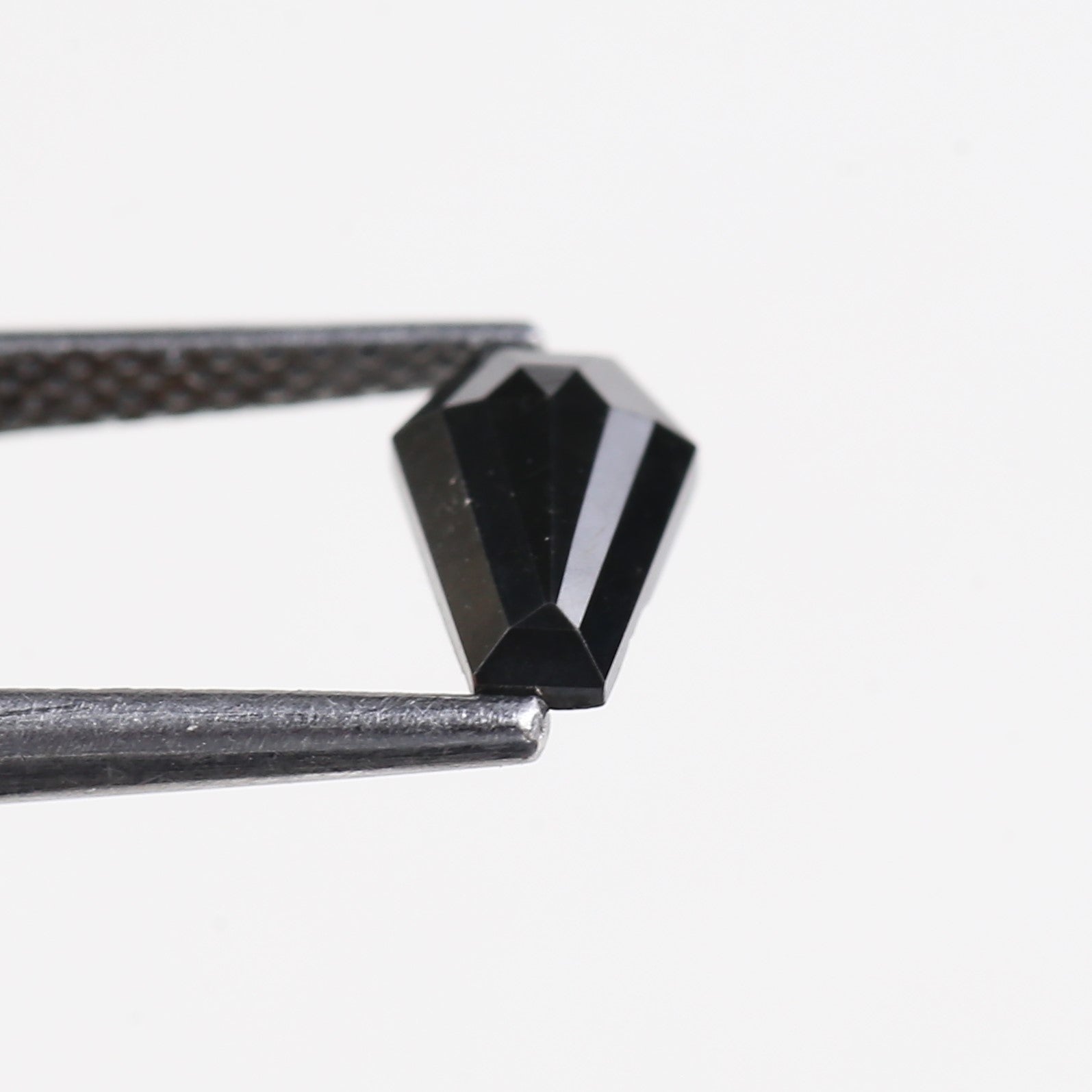 0.69 Carat Natural Coffin Black Diamond 8 MM