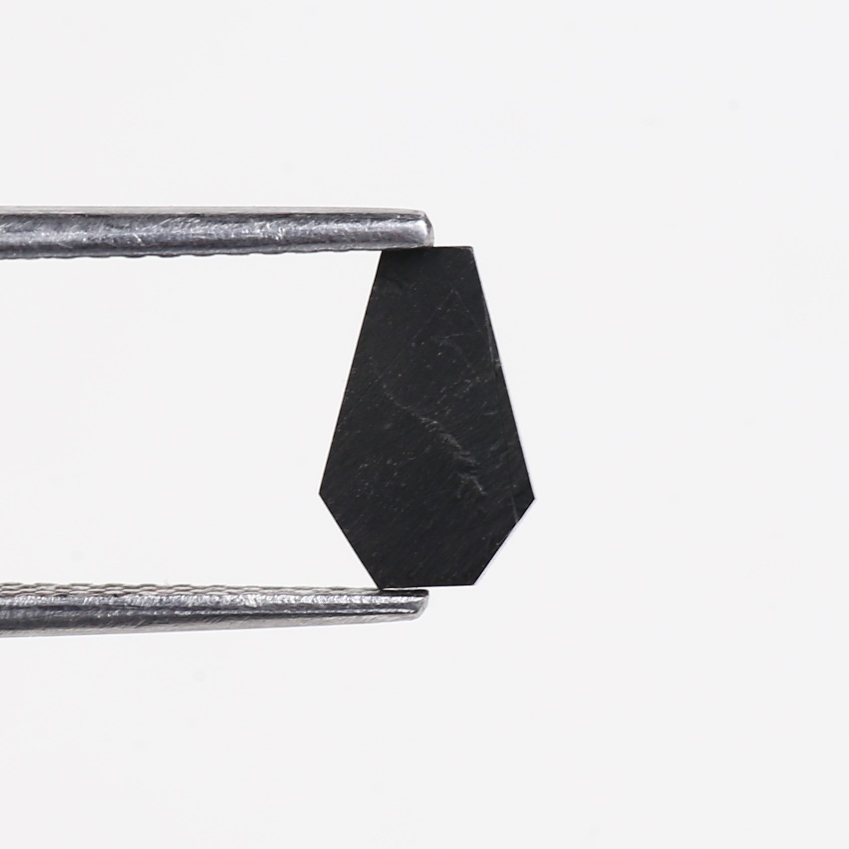 0.69 Carat Natural Coffin Black Diamond 8 MM