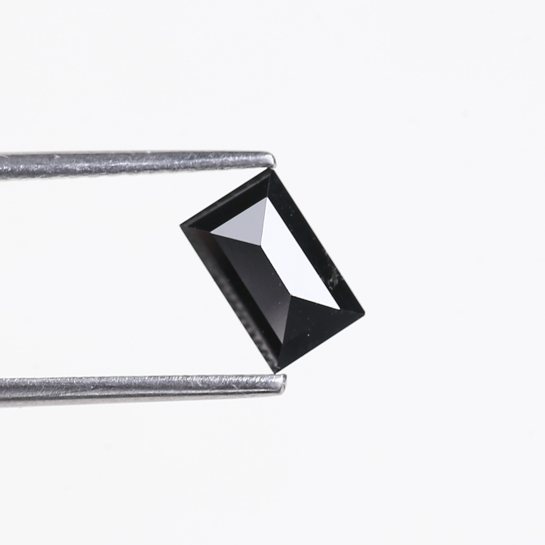 0.92 Carat Baguette Cut Black Loose Diamond 7.20 MM