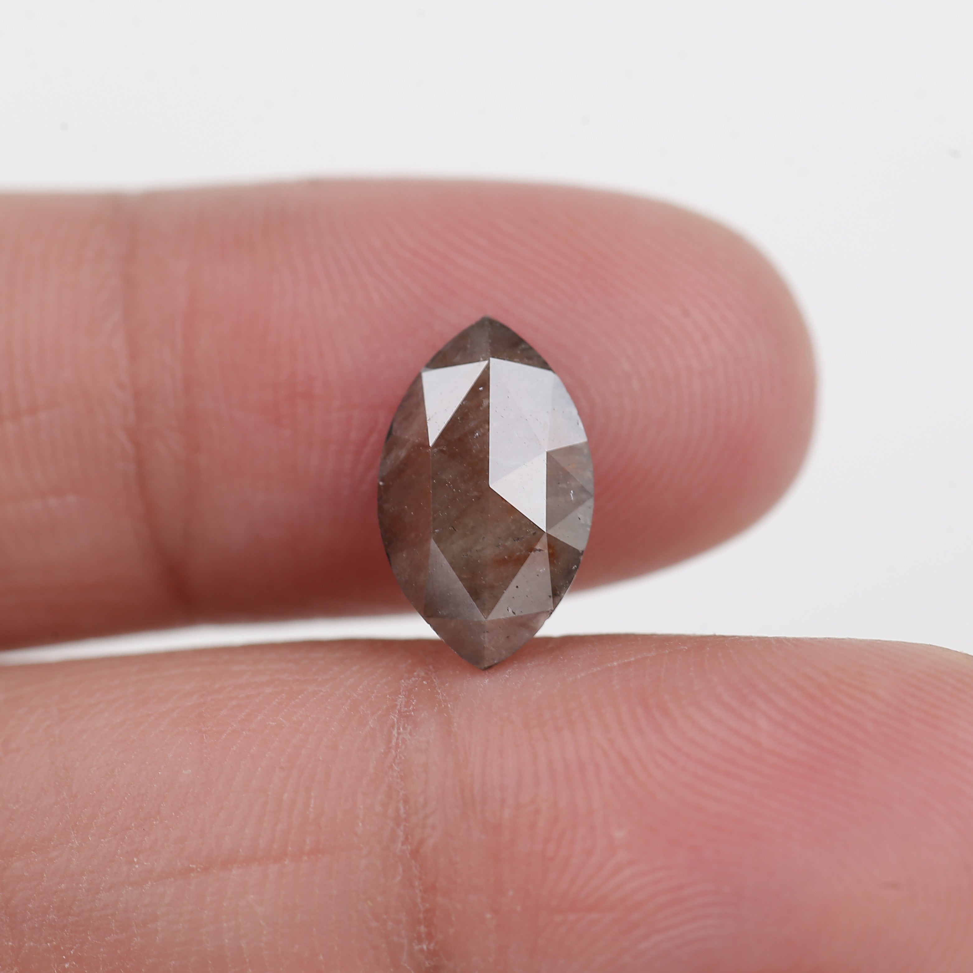 1.99 Carat Salt and Pepper Marquise Cut Diamond 12.10 MM