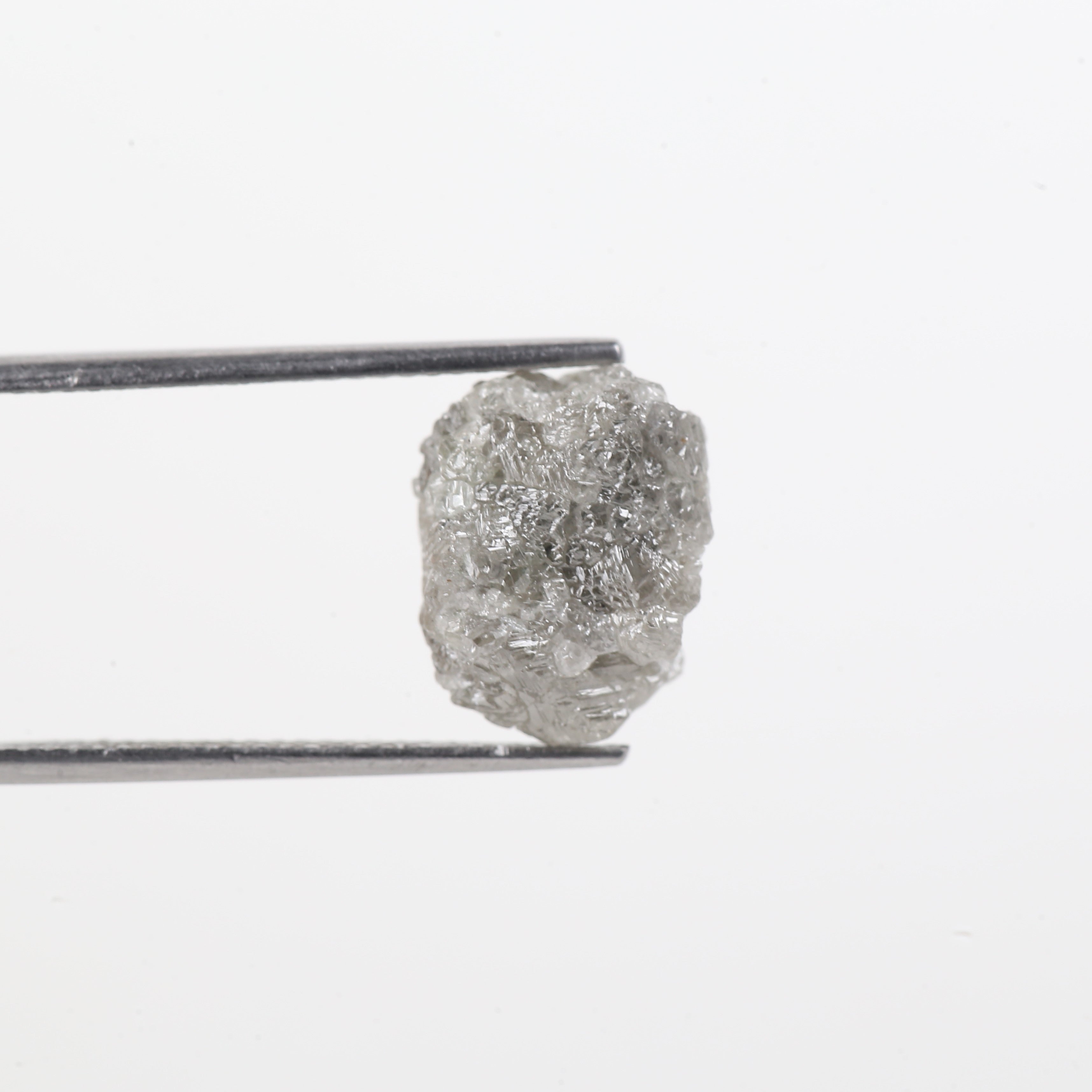 7.32 Carat Natural Rough Crystal Diamond Earth Mined Uncut Diamond 12.38 MM