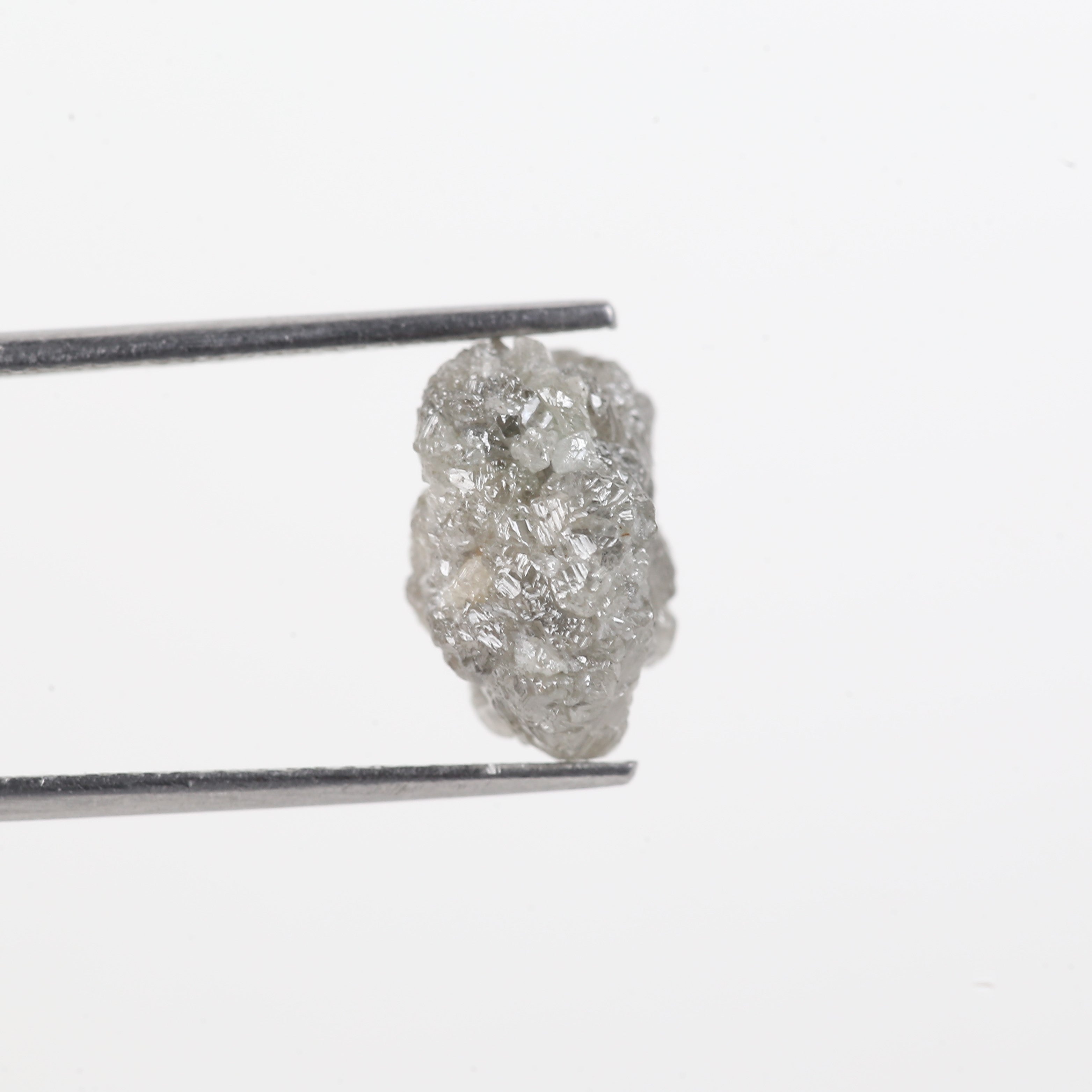 7.32 Carat Natural Rough Crystal Diamond Earth Mined Uncut Diamond 12.38 MM