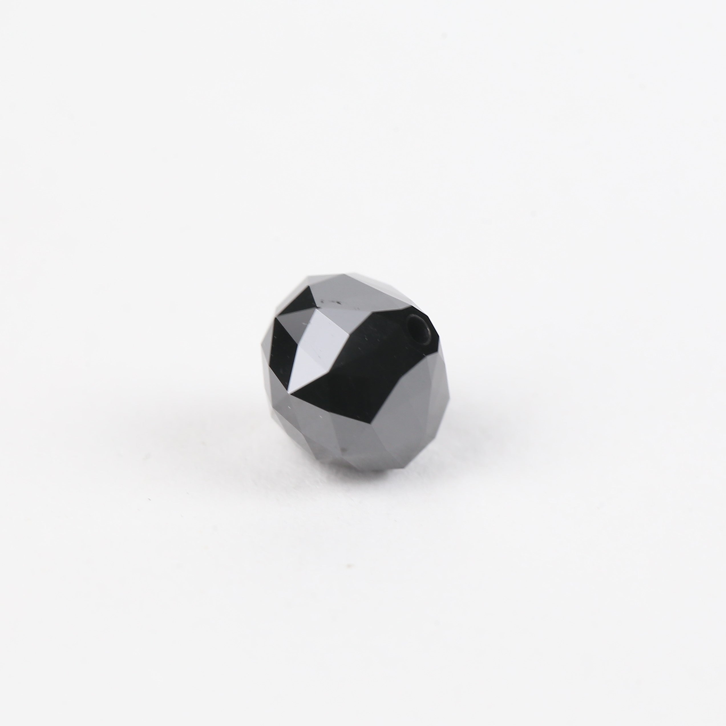 4.43 Carat Drilled Balls cut Beads Black Diamond 8.86 MM